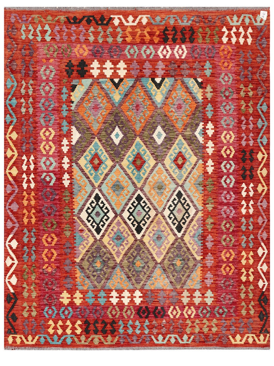 Maimana Afghanistan Kilim Rug - 232 x180 cm