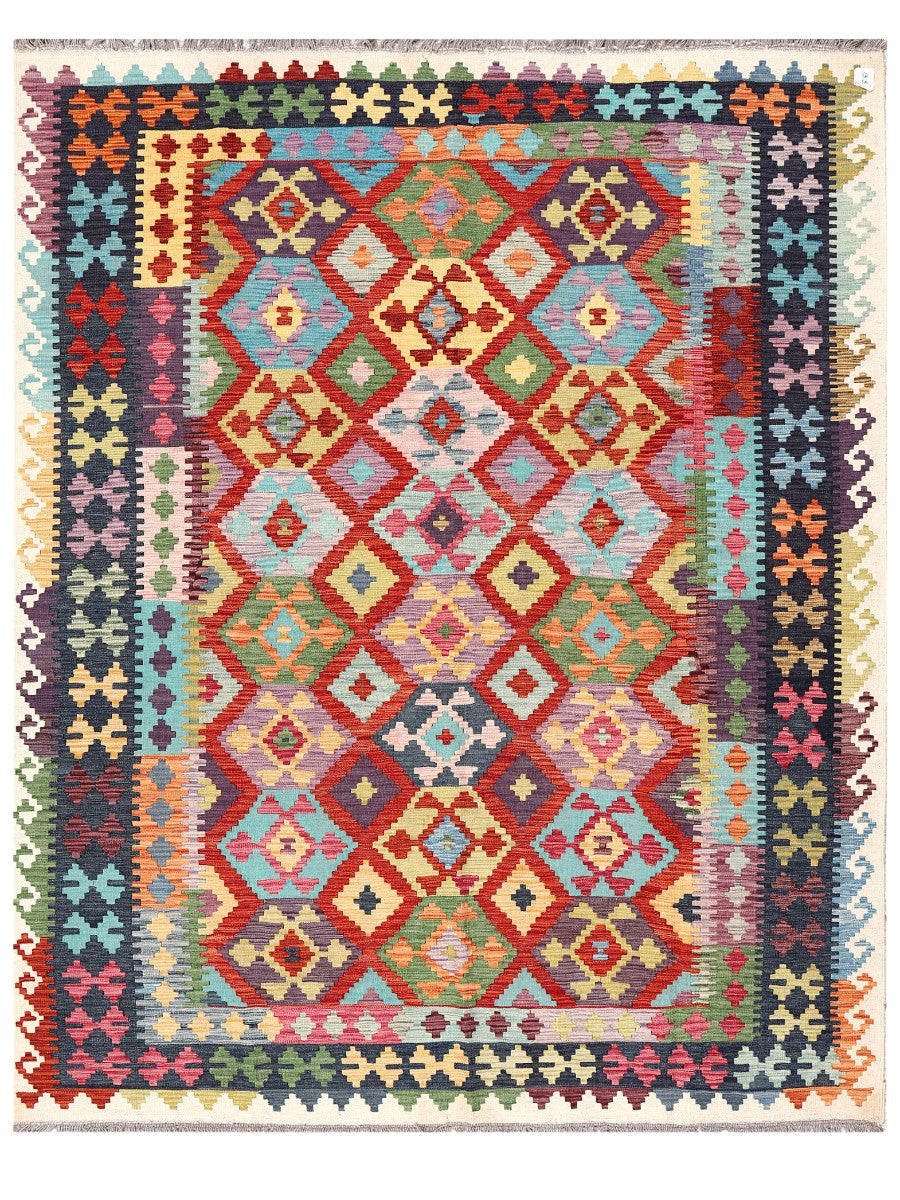 Maimana Afghanistan Kilim Rug - 249 x199 cm