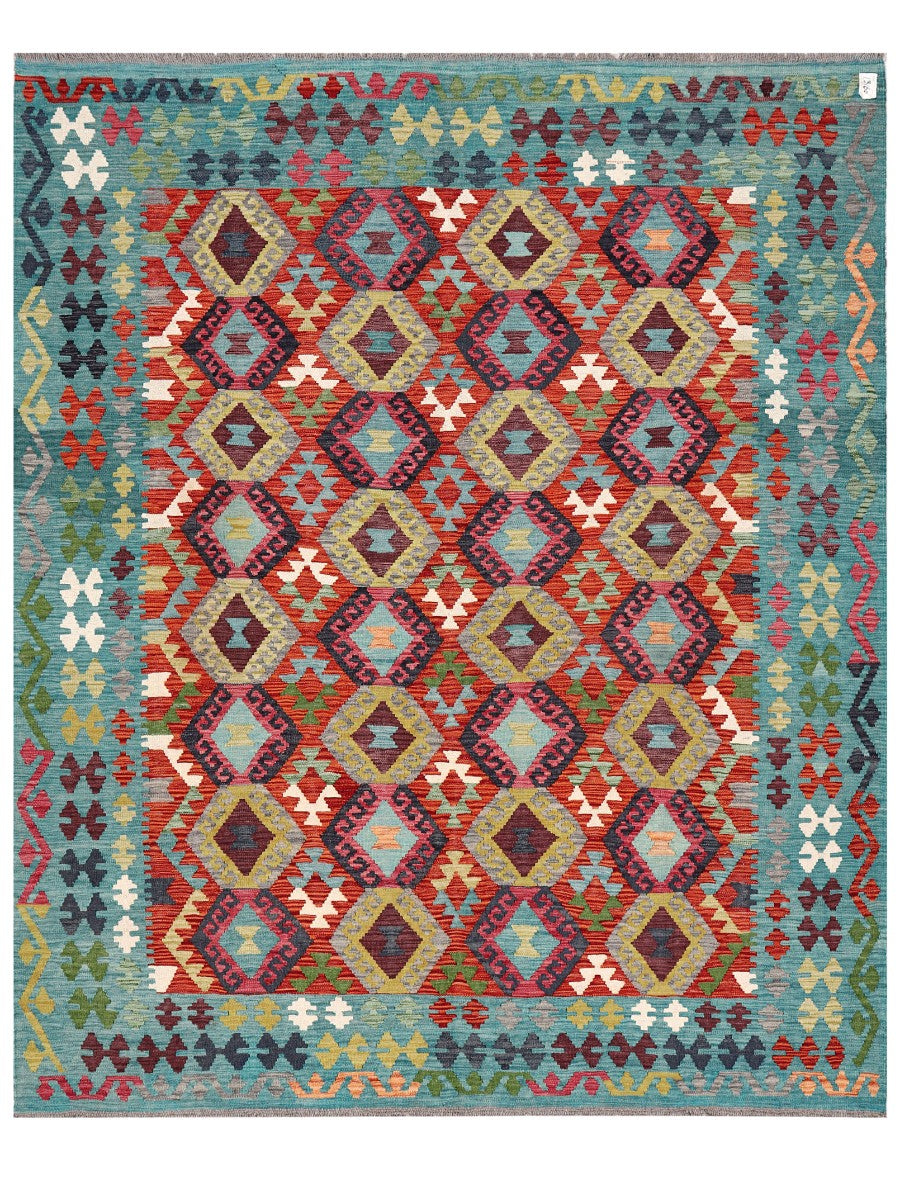 Maimana Afghanistan Kilim Rug - 245 x201 cm