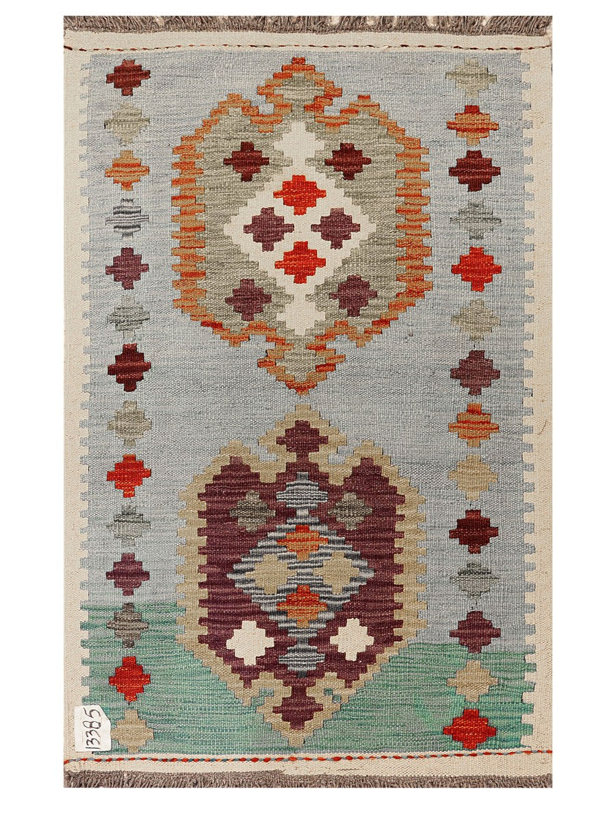 Maimana Afghanistan Kilim Rug - 101 x 64 cm