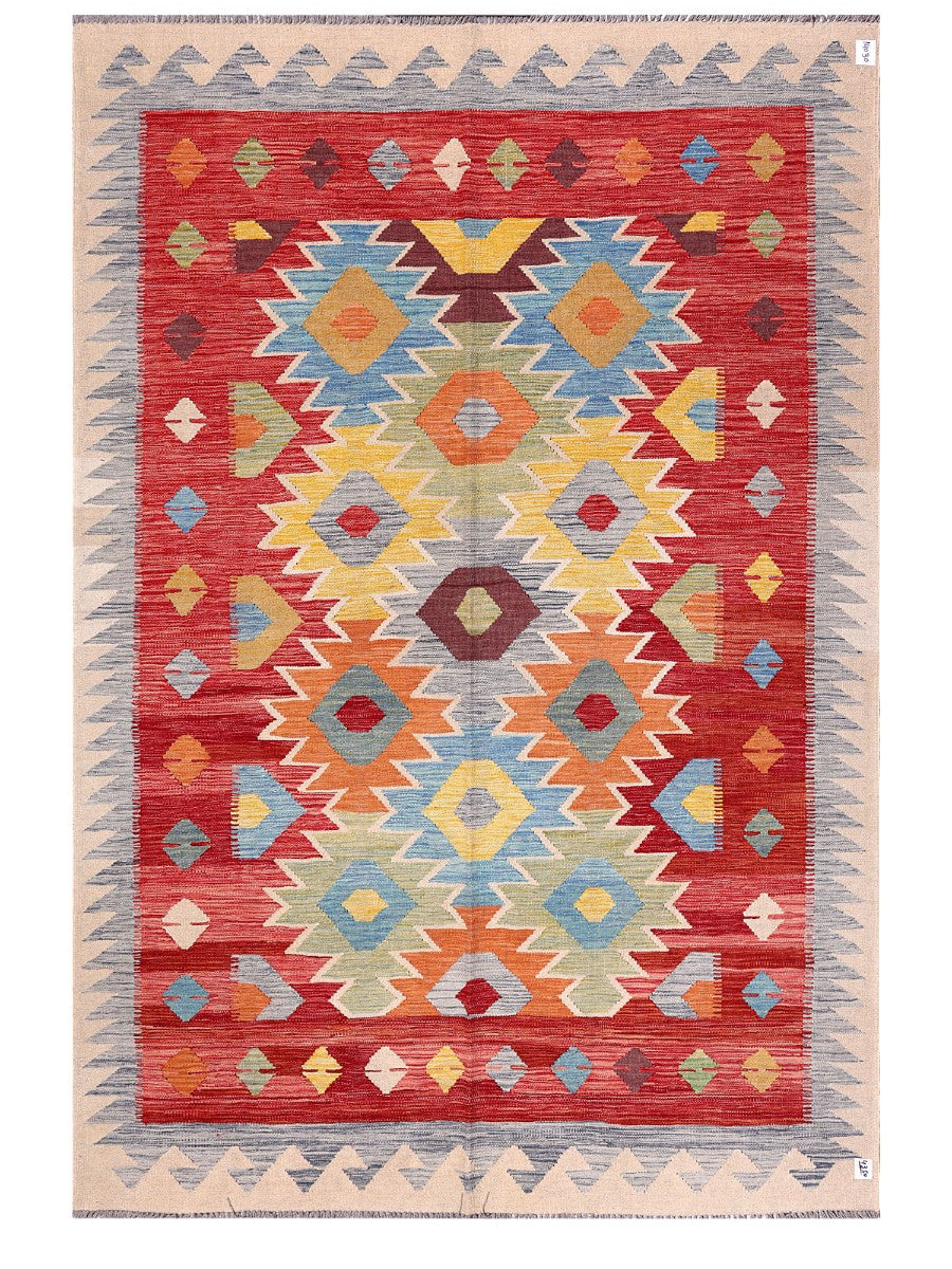 Maimana Afghanistan Kilim Rug - 293 x200 cm