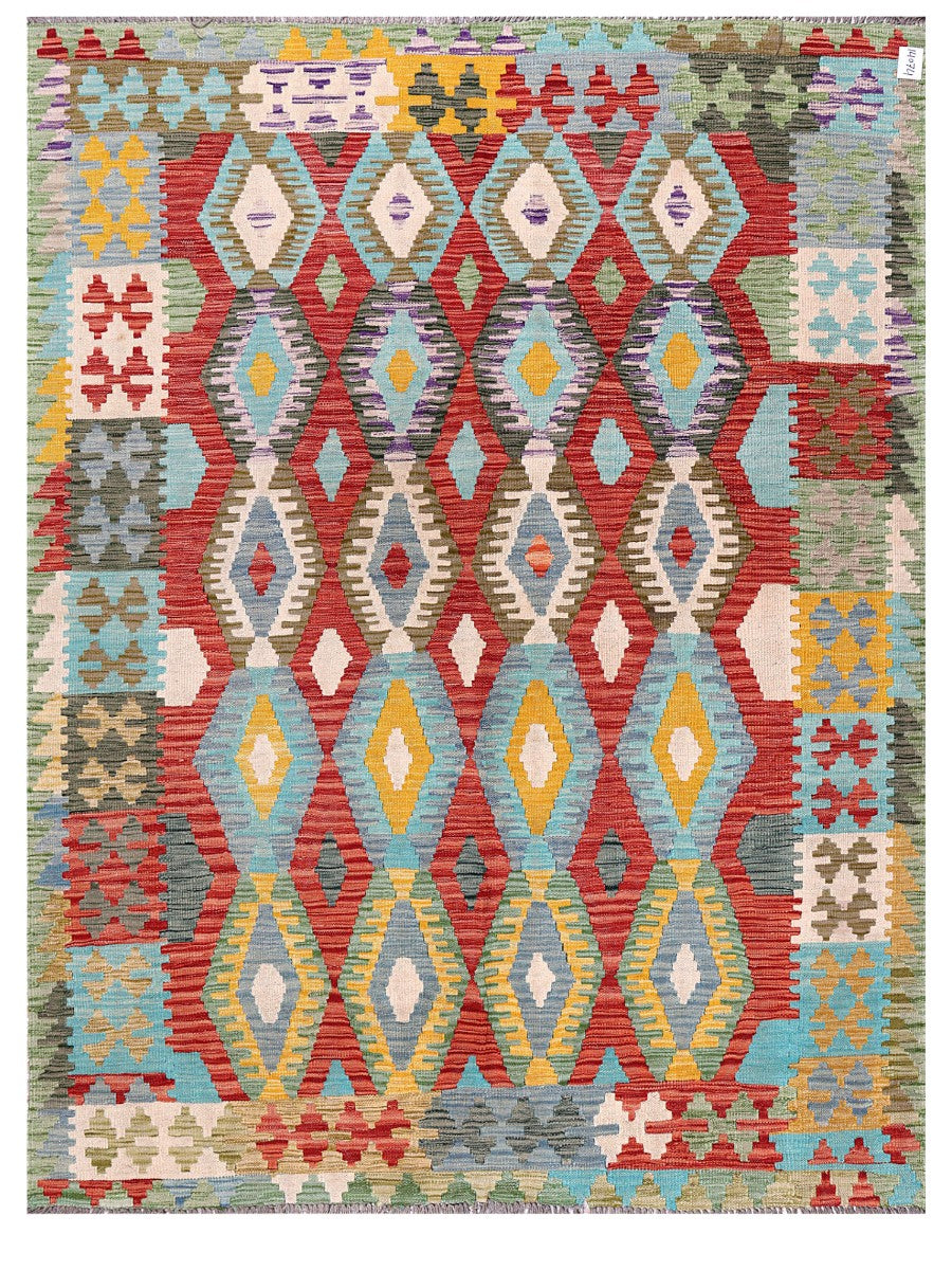 Maimana Afghanistan Kilim Rug - 232 x178 cm