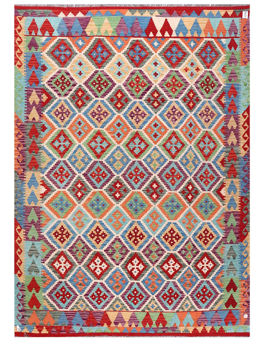Maimana Afghanistan Kilim Rug - 288 x208 cm