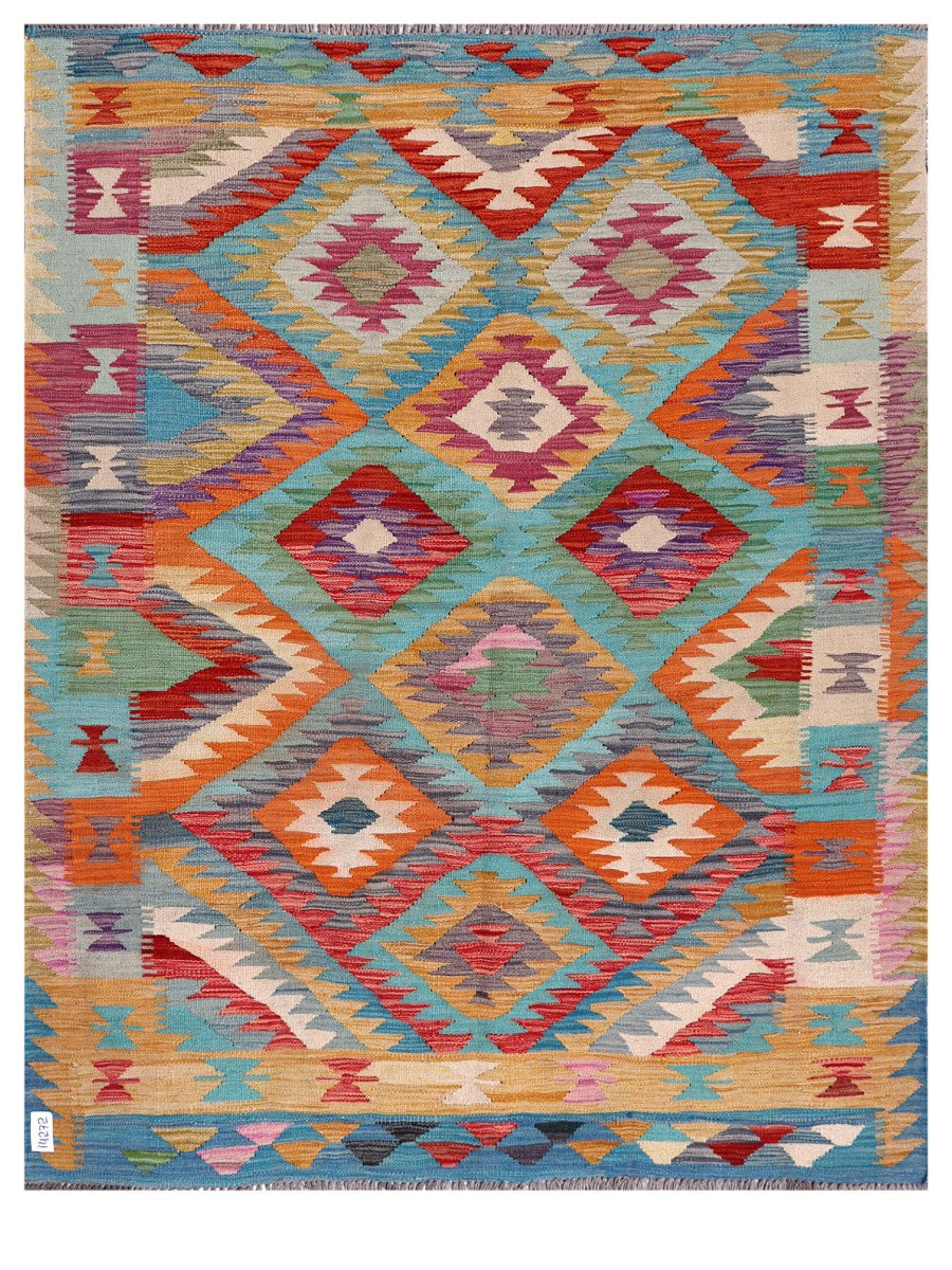 Maimana Afghanistan Kilim Rug - 193 x155 cm
