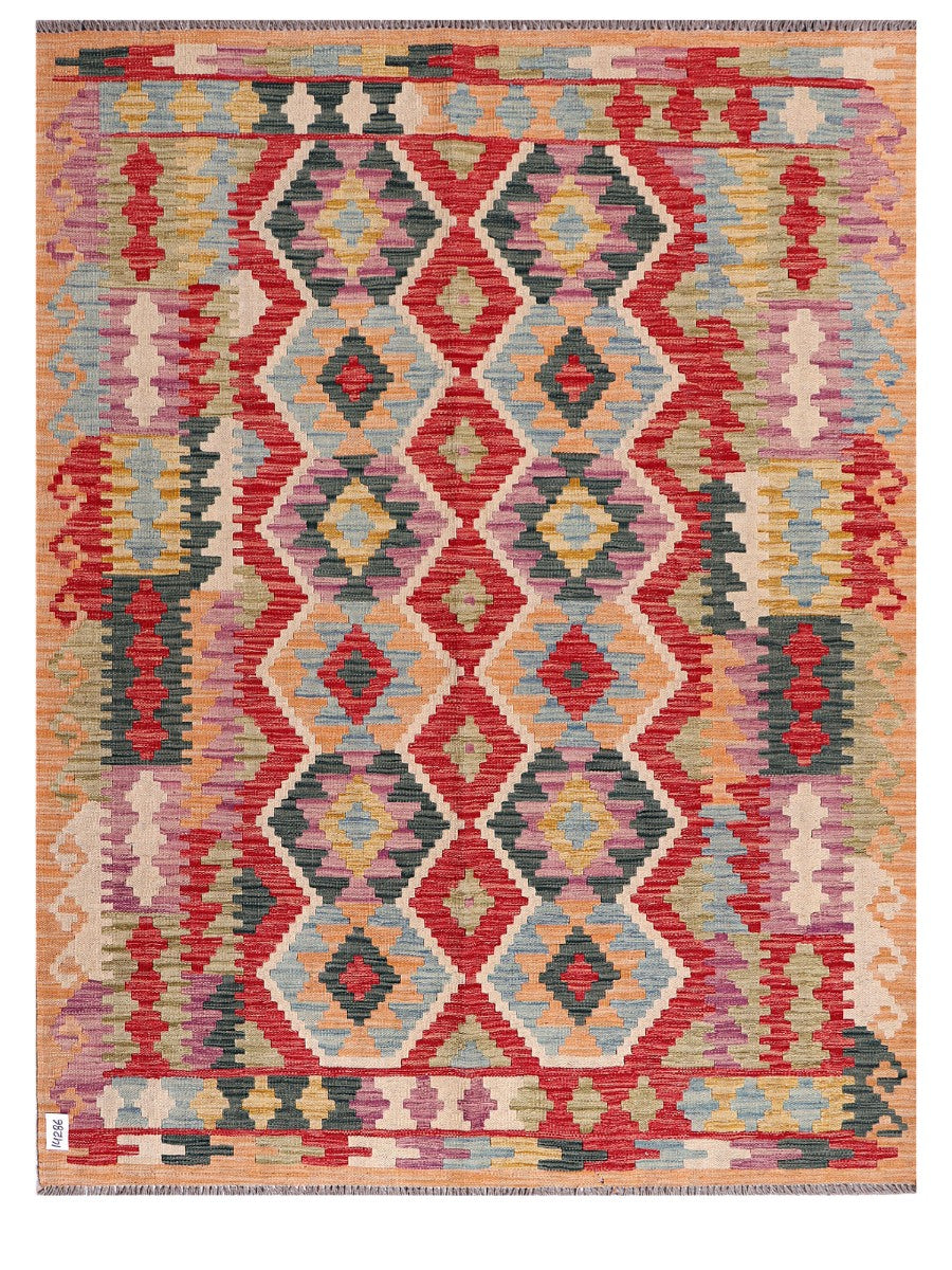 Maimana Afghanistan Kilim Rug - 199 x153 cm