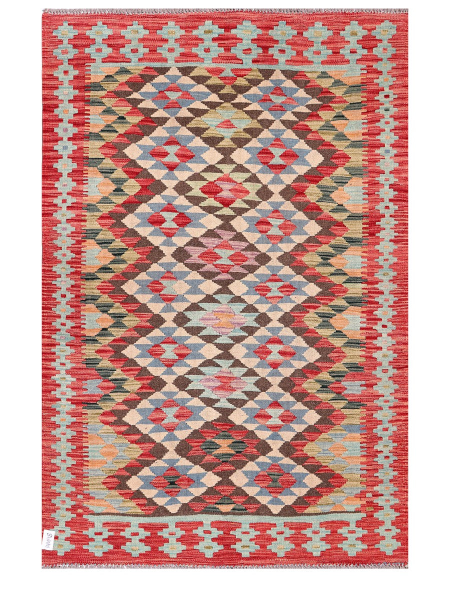 Maimana Afghanistan Kilim Rug - 179 x121 cm