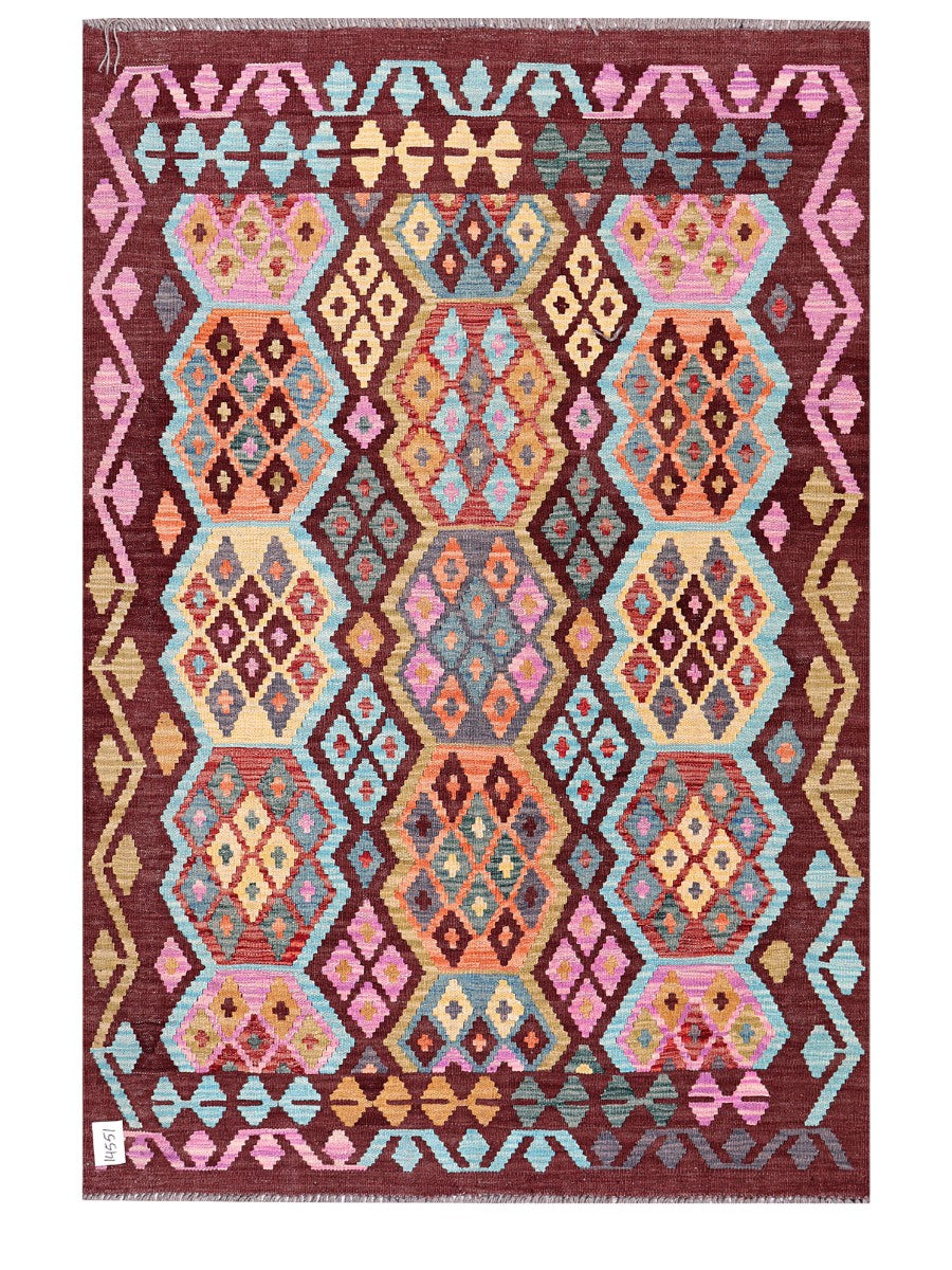 Maimana Afghanistan Kilim Rug - 180 x123 cm