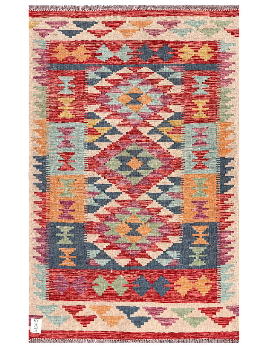 Maimana Afghanistan Kilim Rug - 152 x98 cm