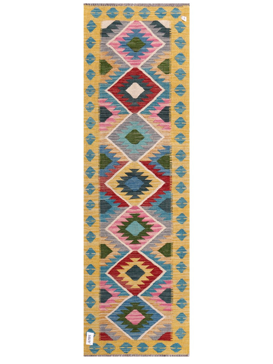 Maimana Afghanistan Kilim Rug - 195 x60 cm