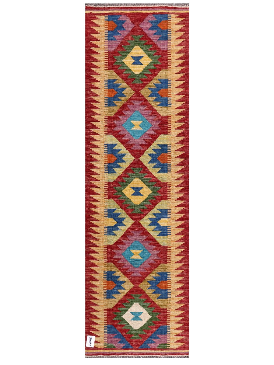 Maimana Afghanistan Kilim Rug - 200 x60 cm