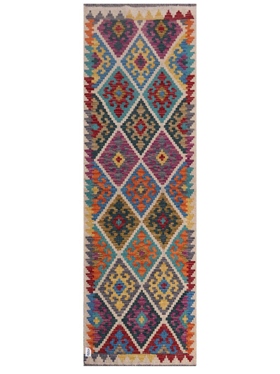 Maimana Afghanistan Kilim Runner - 238 x 76 cm