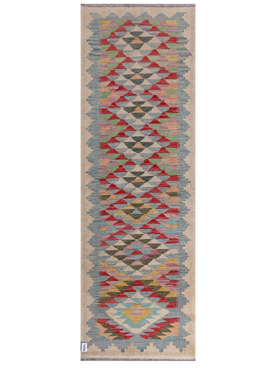Maimana Afghanistan Kilim Runner - 252 x 83 cm