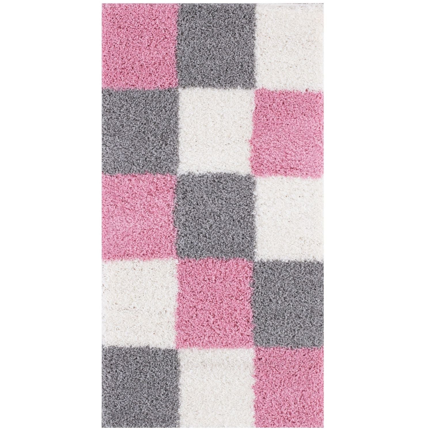 Myshaggy Geometric Pink Rug