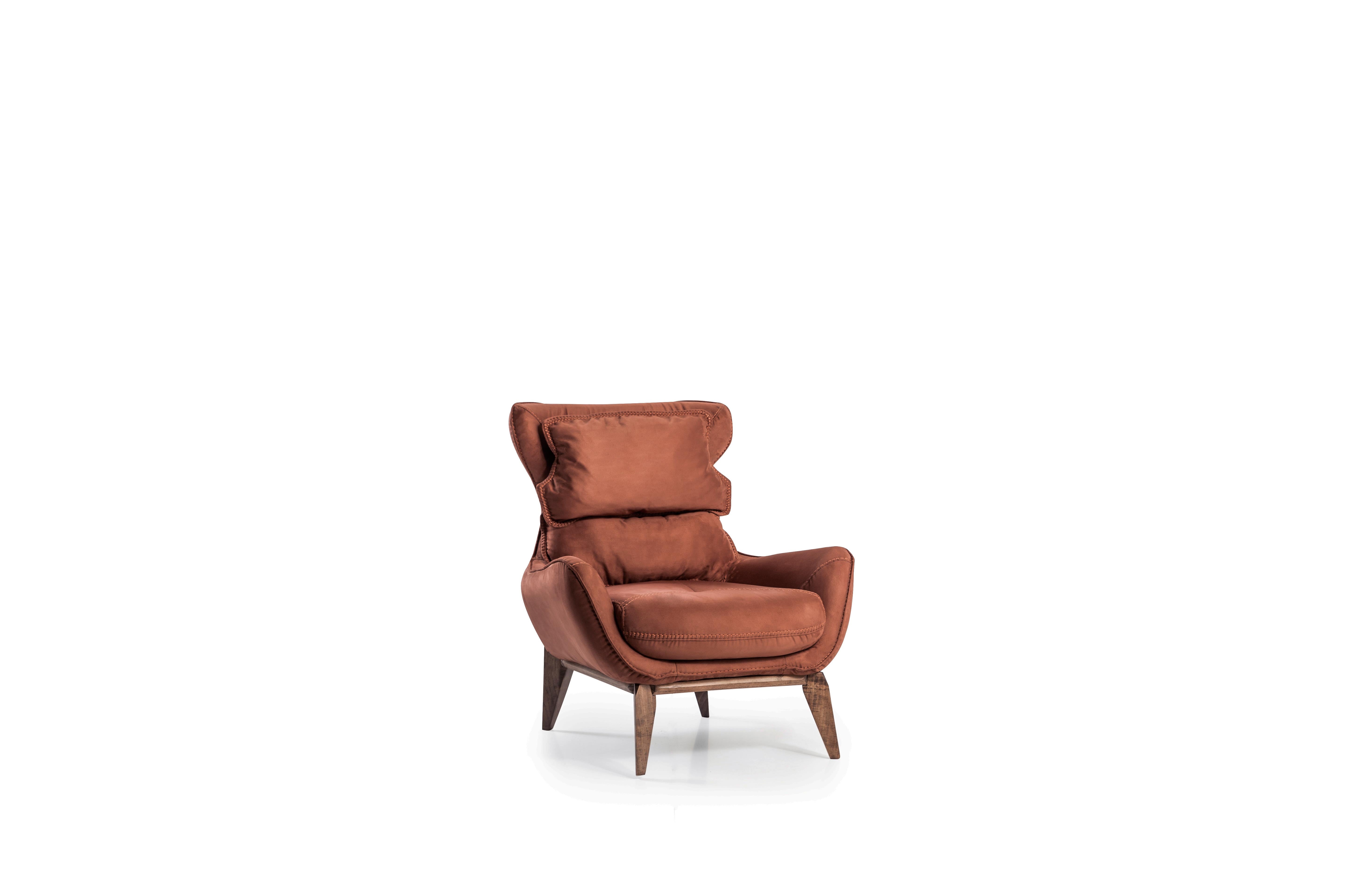 Netline Home Interior Maserati armchair with plush upholstery, modern design, and comfortable accent seating for stylish living spaces.