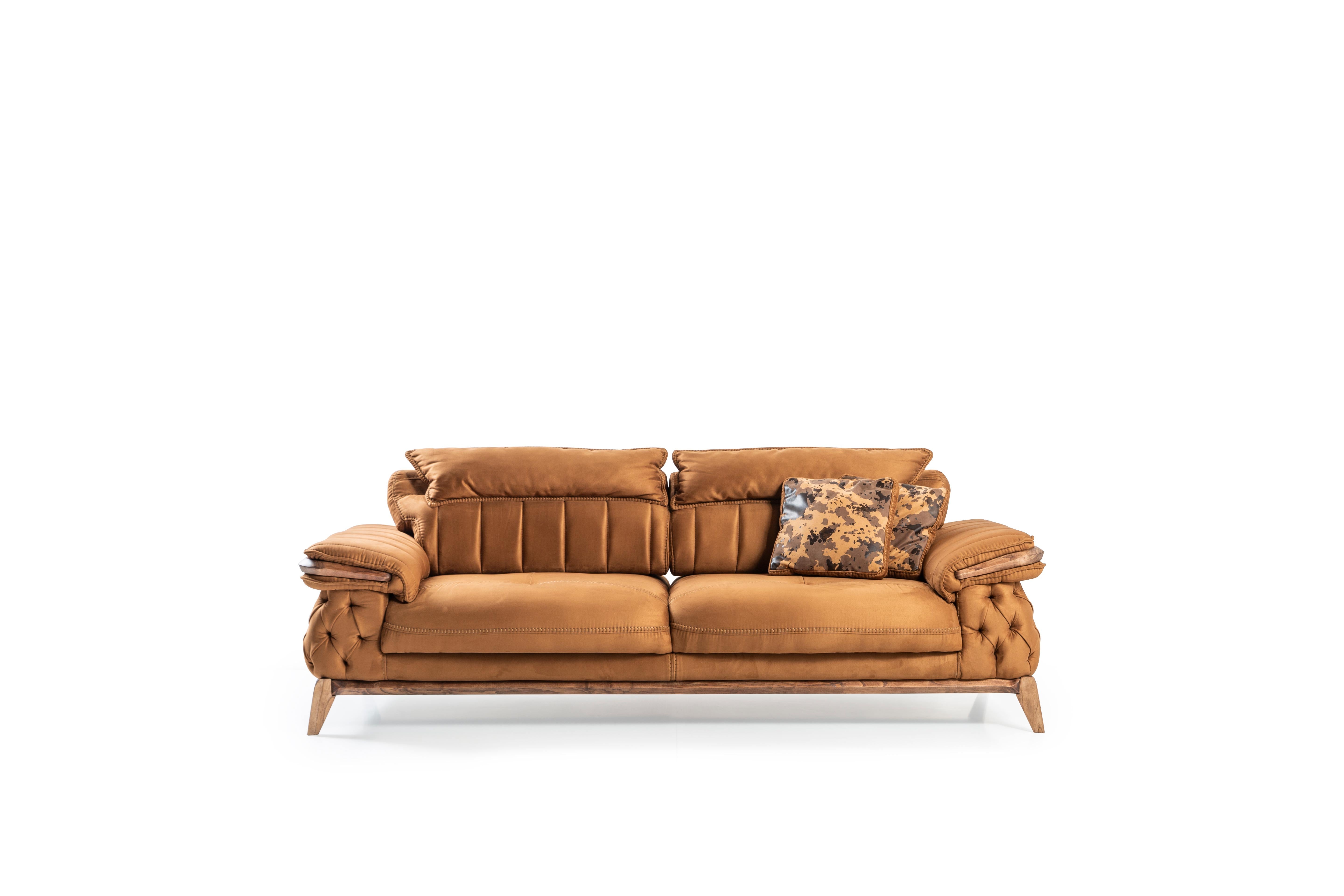 Maserati 3 seater sofa by Netline Home Interior featuring sleek design and comfortable cushions in a modern living room setting.