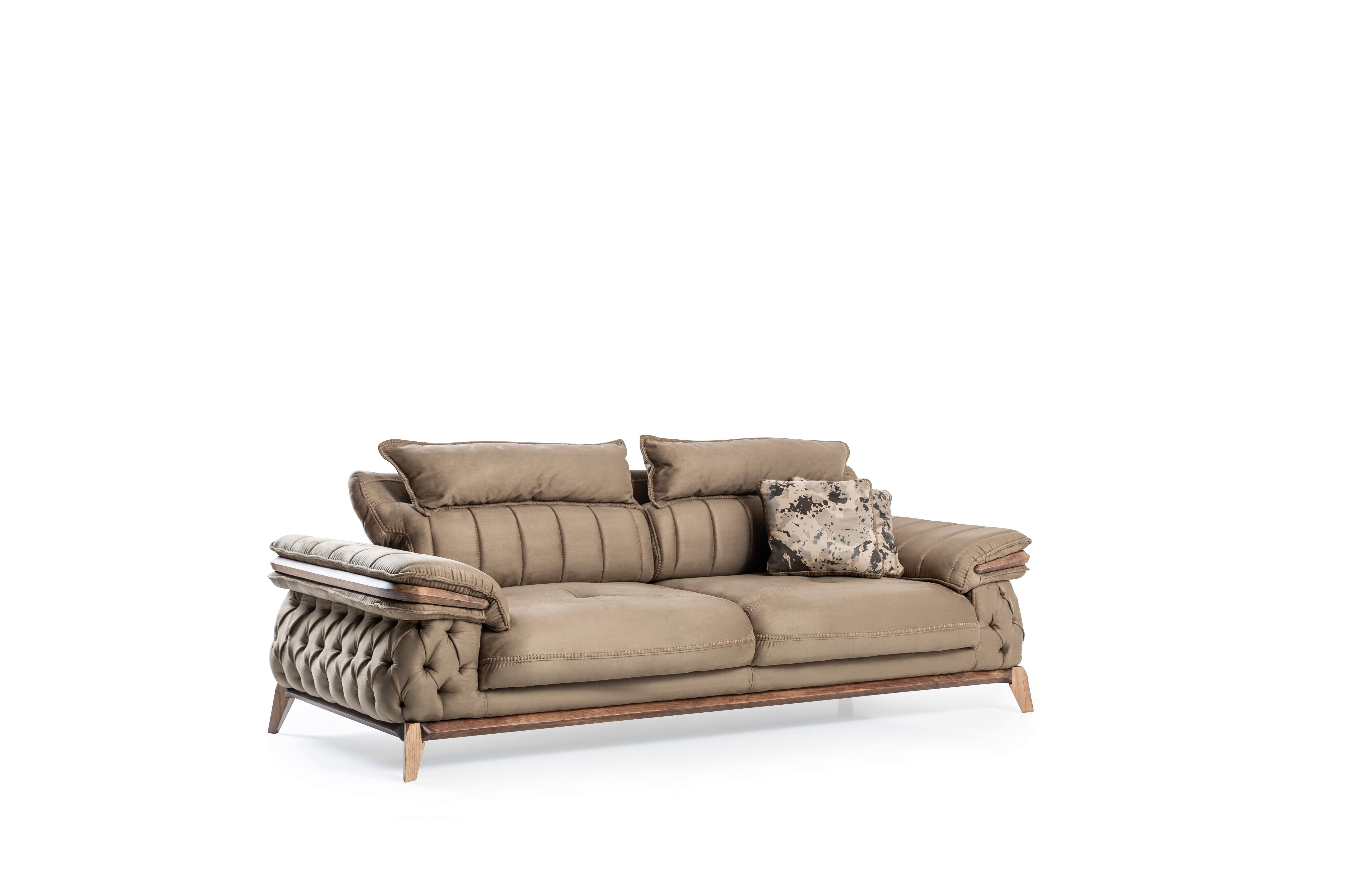 Netline Home Interior Maserati 3 Seater Sofa with plush cushions and stylish modern design for everyday comfort.
