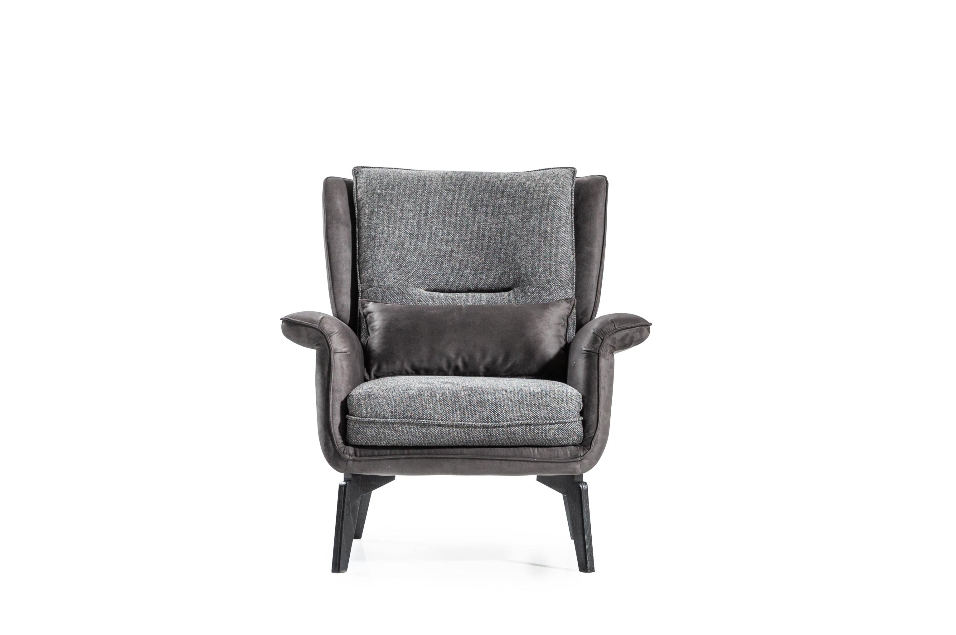 Netline Home Interior Panamera Chair armchair with plush upholstery and modern design, perfect for comfortable accent seating.