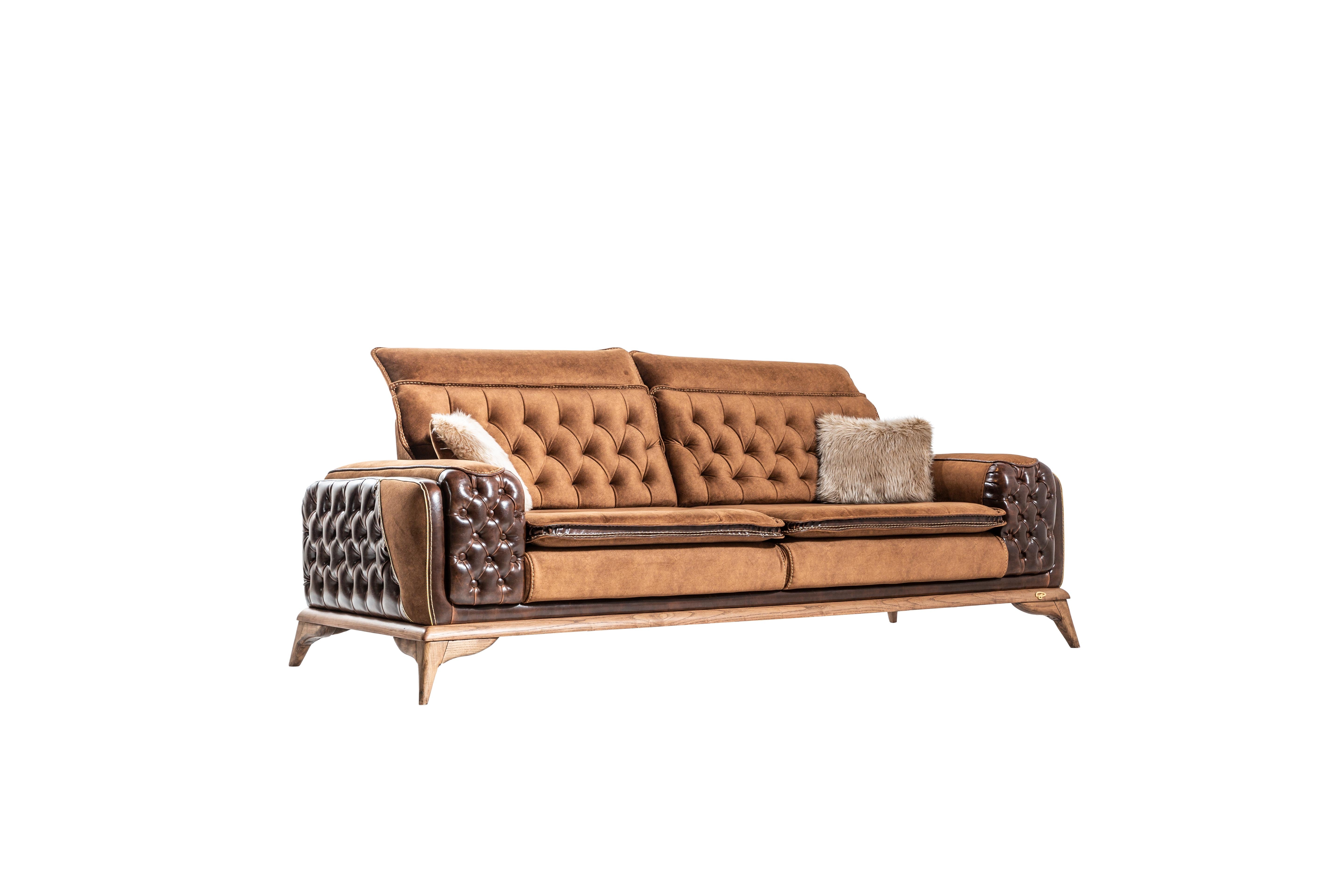 Netline Home Interior Lotus sofa set with modern design, plush cushions, and sleek fabric upholstery for stylish living room comfort.