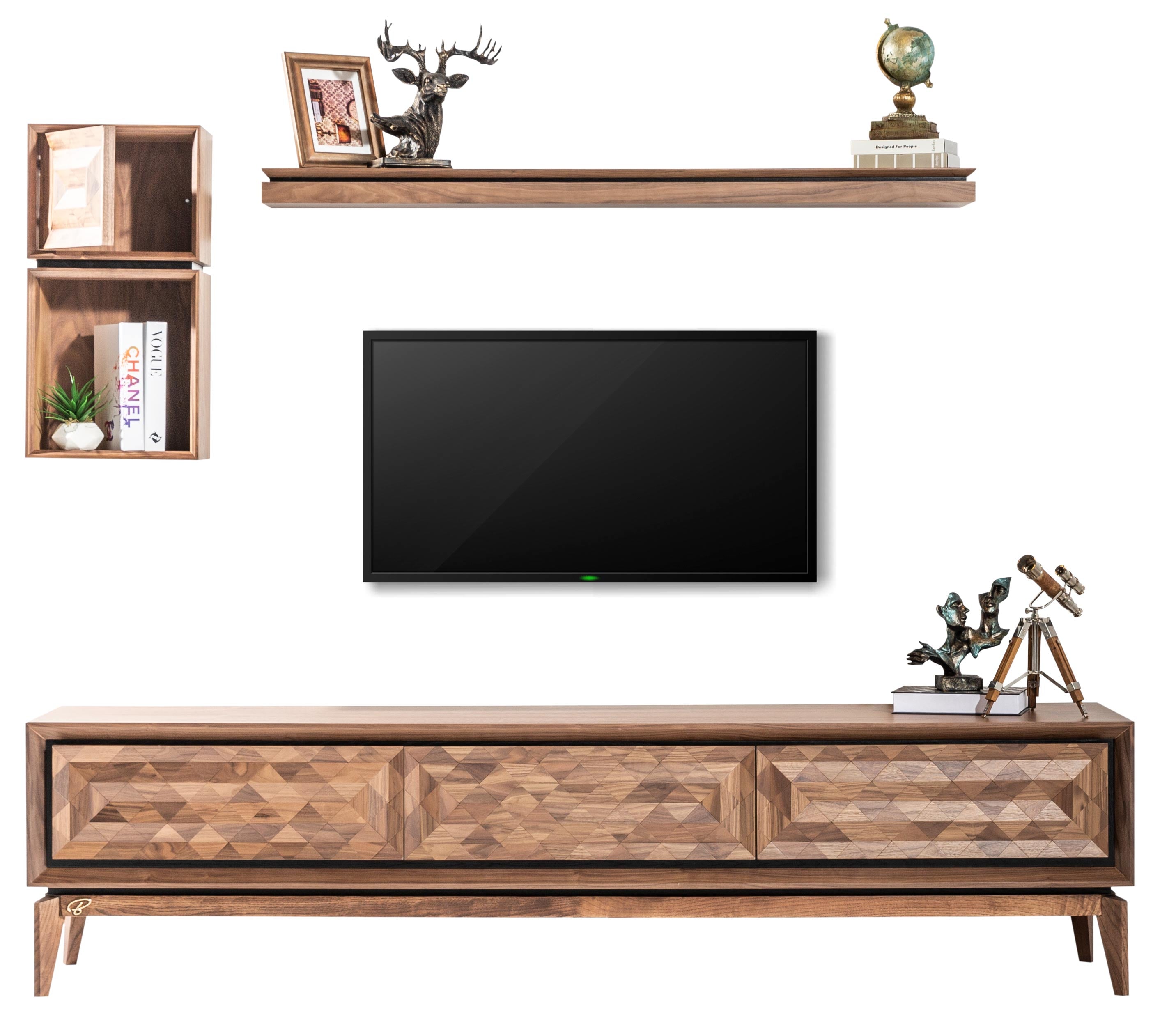 Modern Maserati wall unit TV stand by Netline Home Interior featuring sleek media storage and contemporary design.