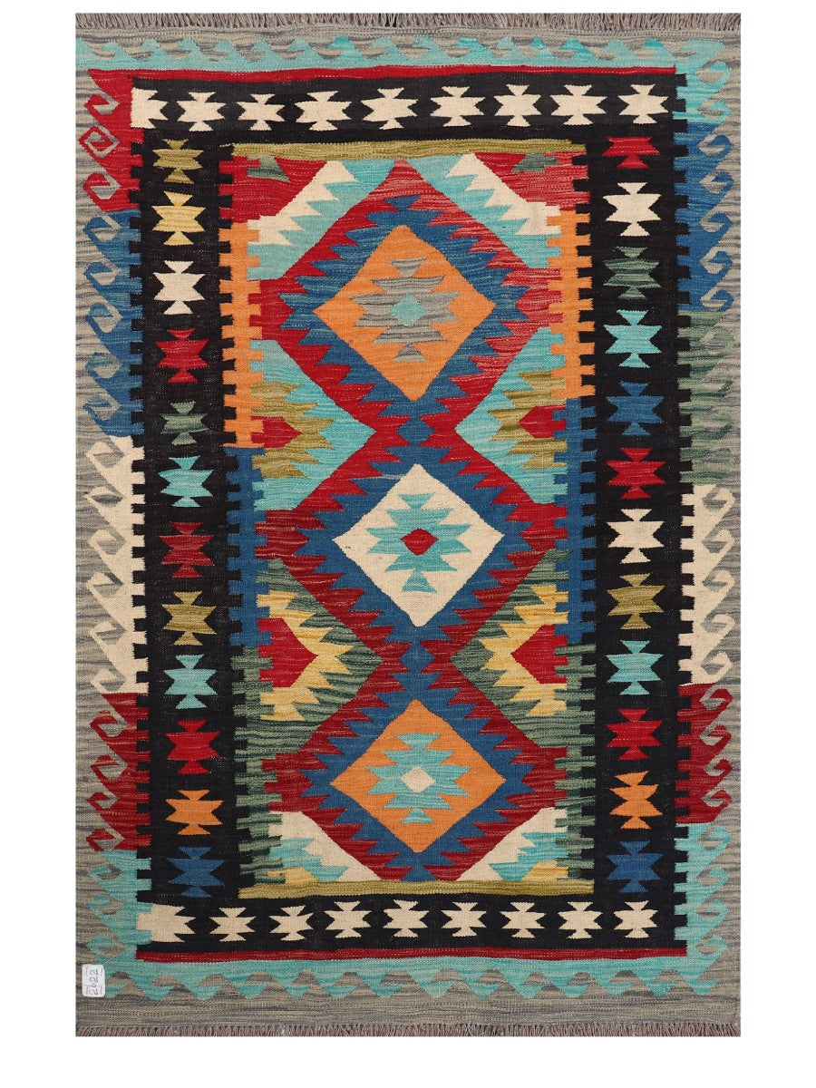 Maimana Afghanistan Kilim Rug - 177 x125 cm