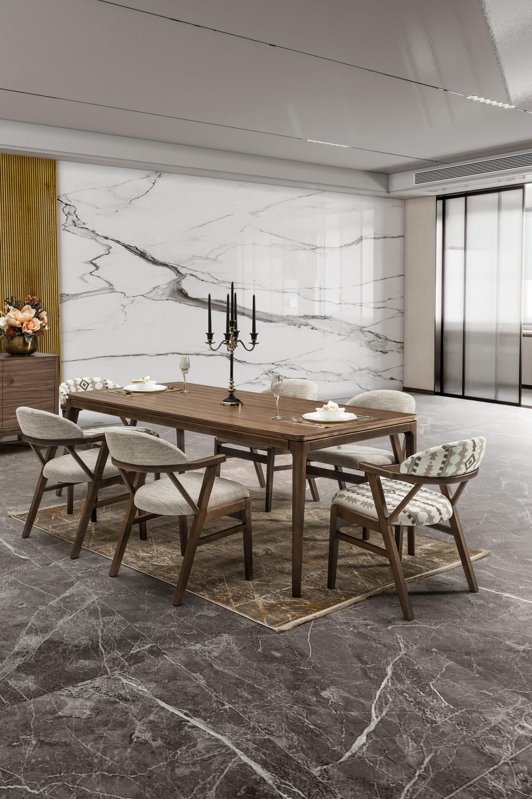 Aston Dining Table and Chairs by Netline Interiors