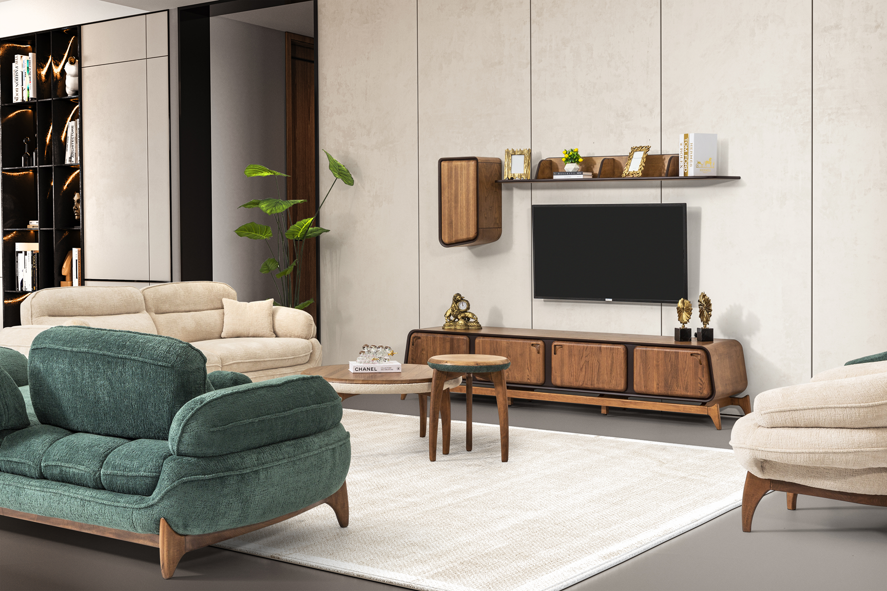 Mustang TV Stand Set by Netline Interiors