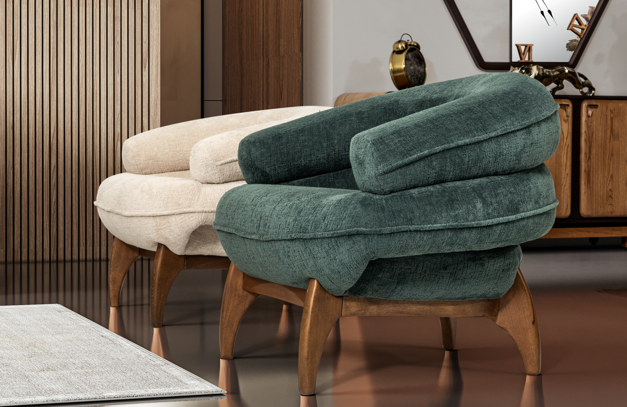 Mustang Armchair (B) by Netline Interiors