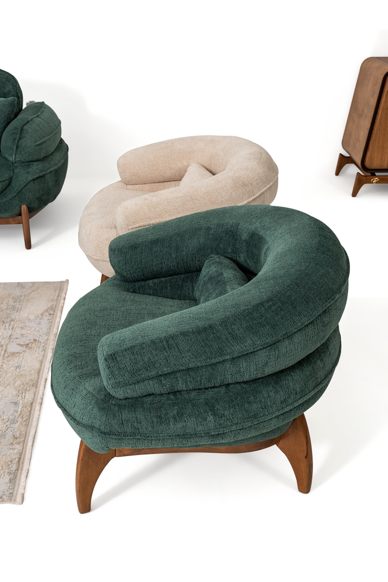 Modern Mustang sofa set by Netline Home Interior featuring plush cushions and sleek design for stylish living room comfort.