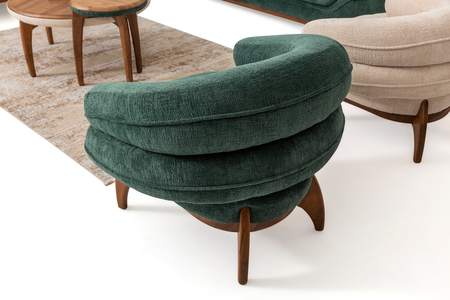 Modern Mustang sofa set by Netline Home Interior, featuring plush cushions and sleek design for stylish living room comfort.
