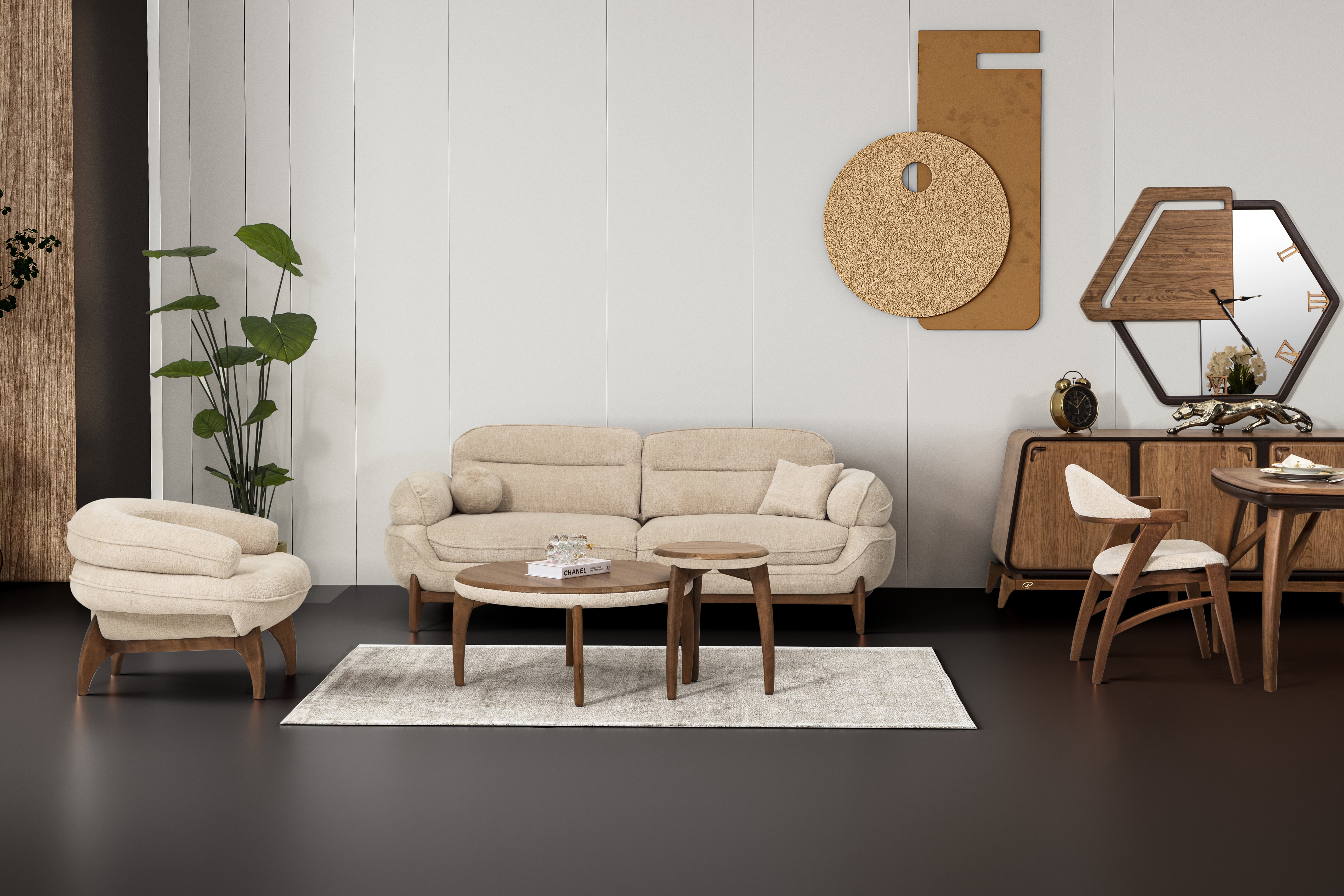 Mustang Sofa Set (B) by Netline Interiors