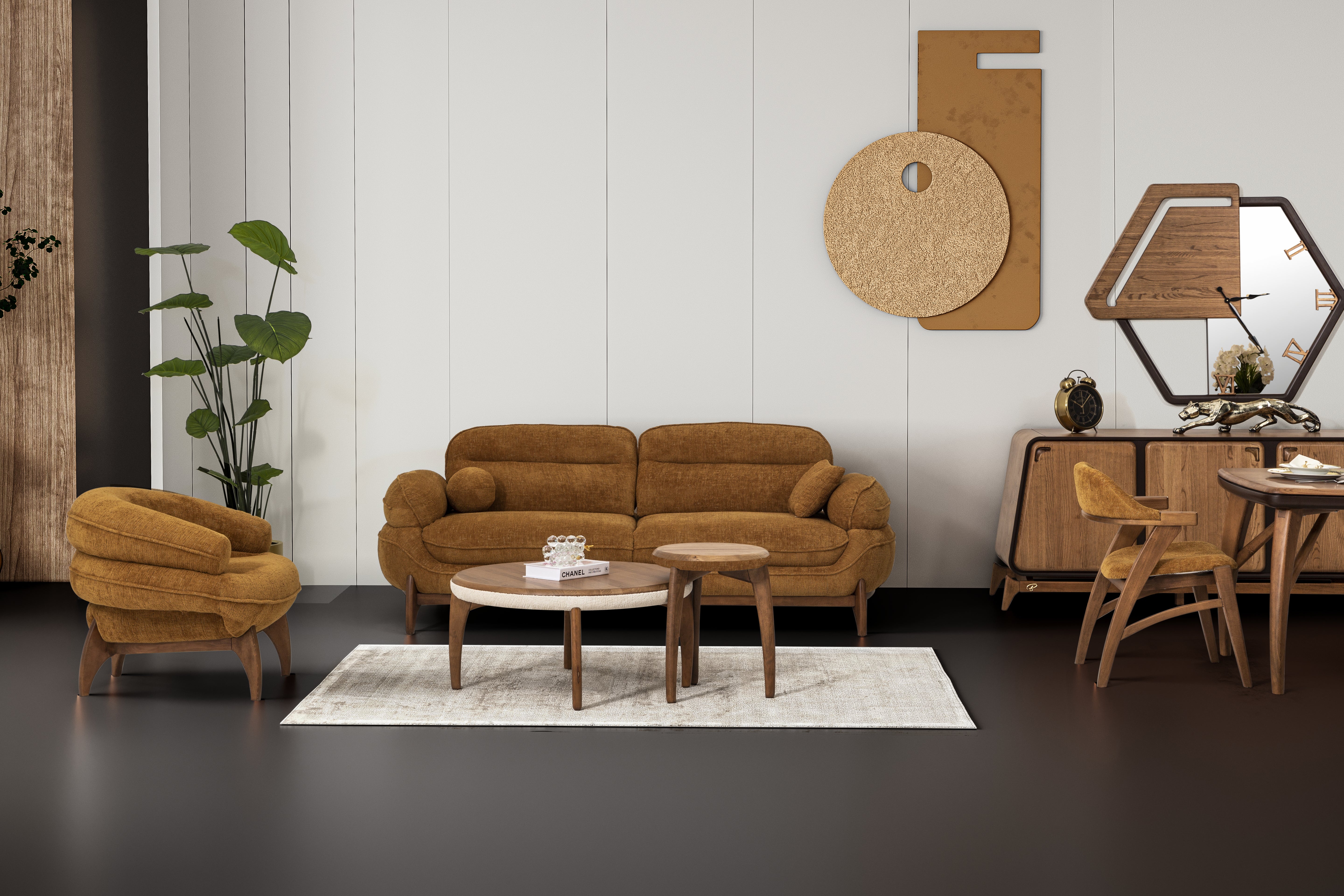 Mustang Sofa Set (B) by Netline Interiors