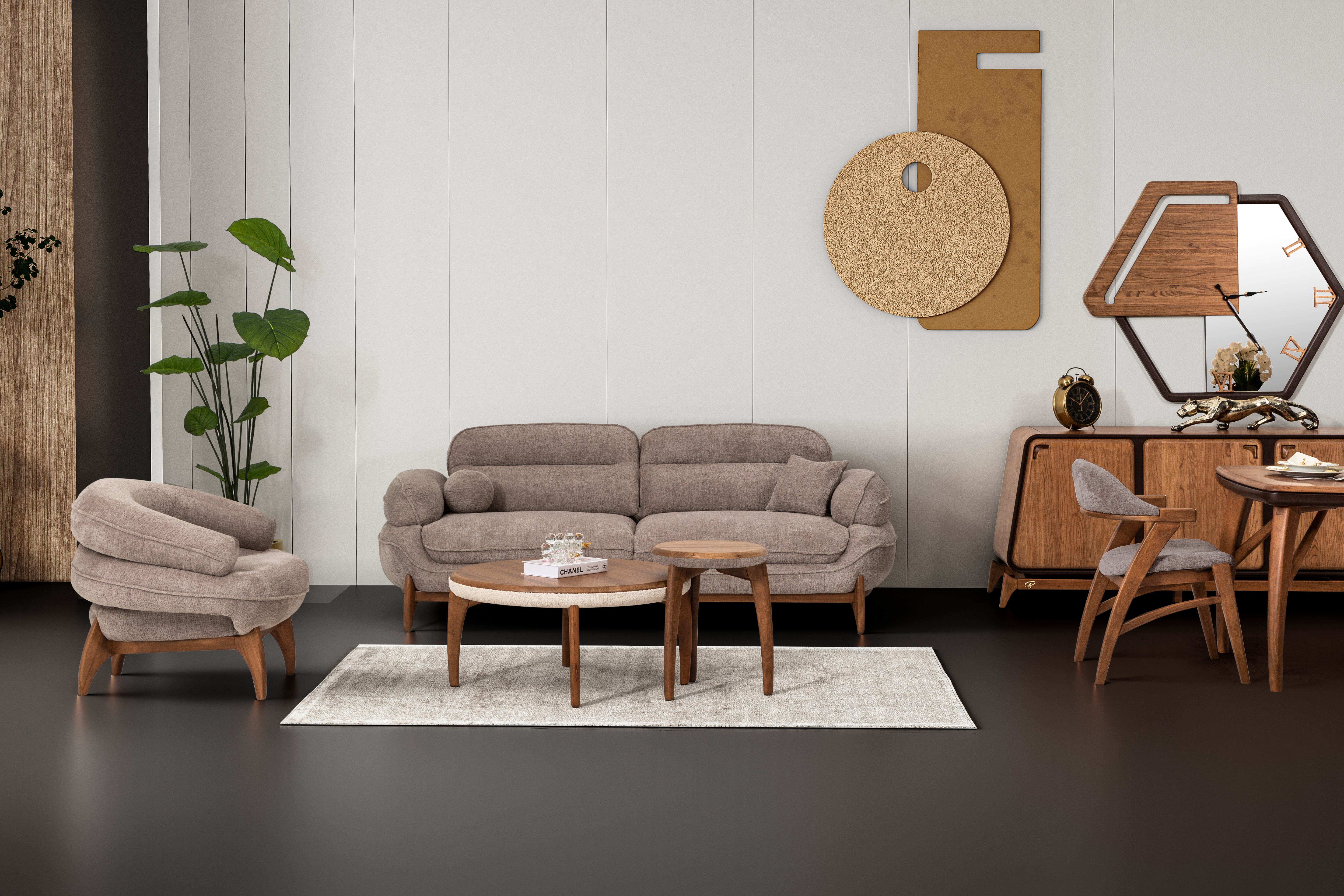Mustang 3 Seater Sofa (B) by Netline Interiors