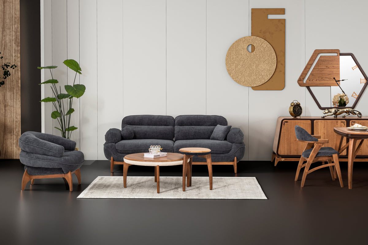 Mustang 3 Seater Sofa (B) by Netline Interiors