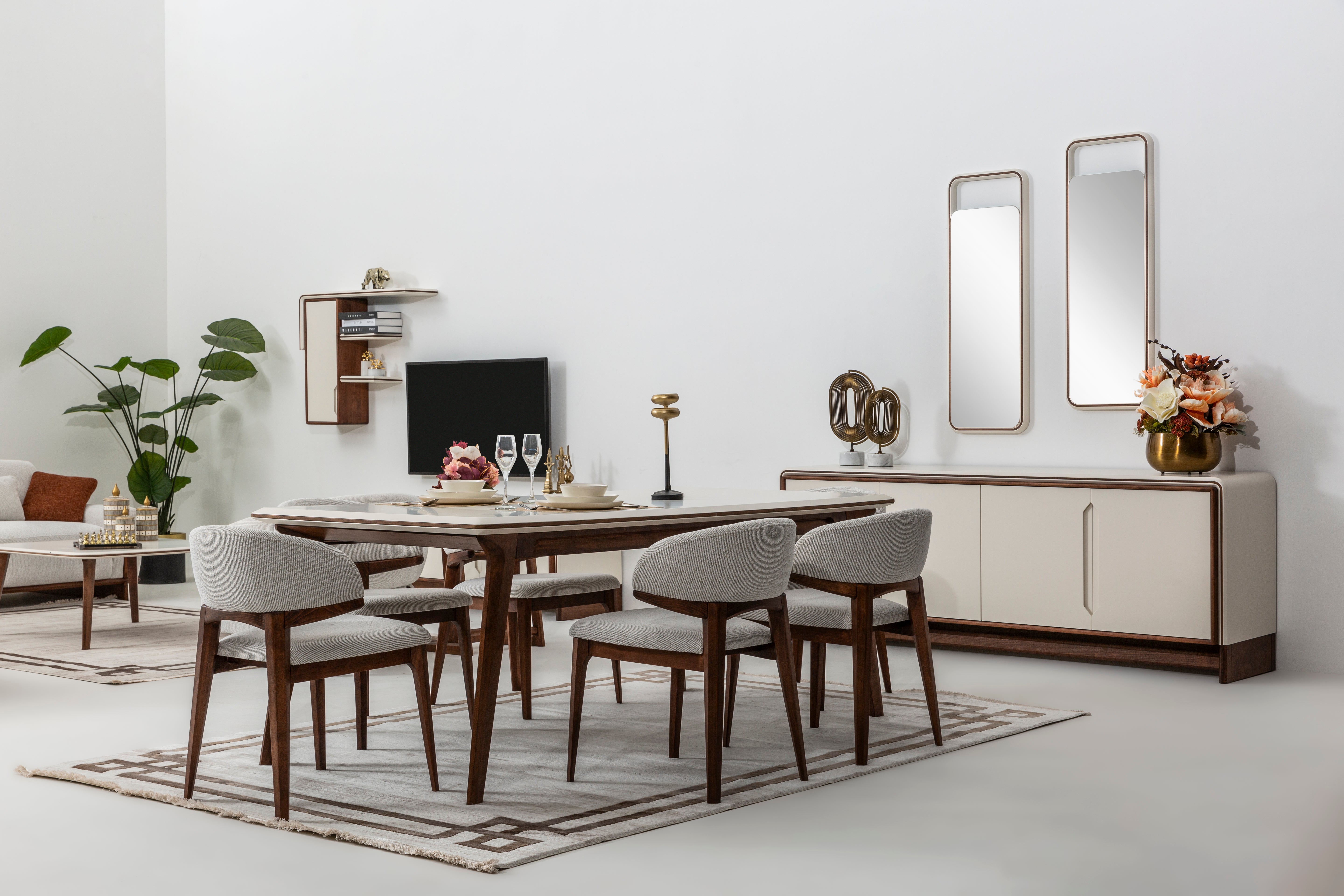 Cadillac Dining Table & Chairs - Stylish Family Dining
