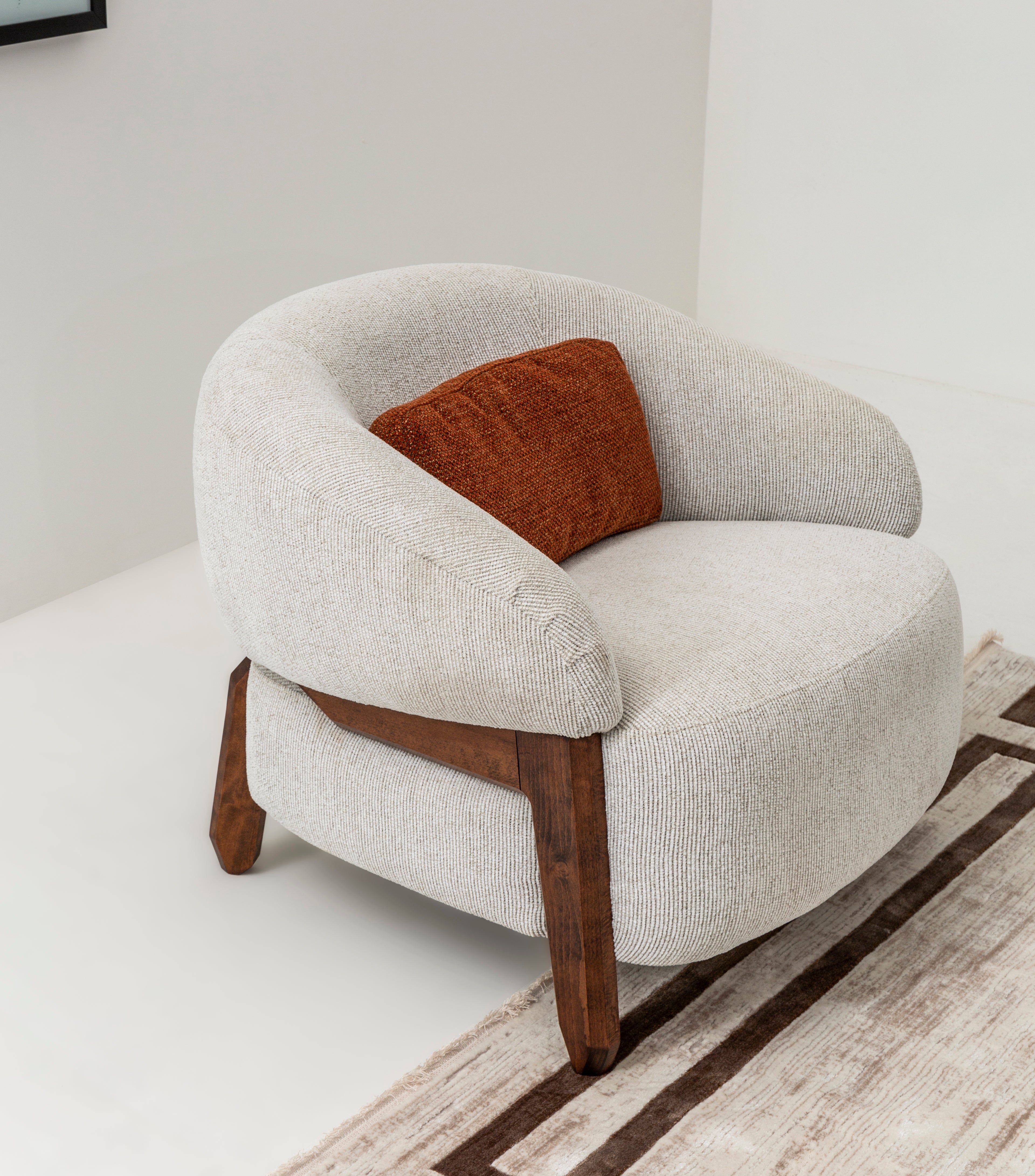 Netline Home Interior Cadillac armchair with plush upholstery and modern design, perfect for comfortable accent seating.