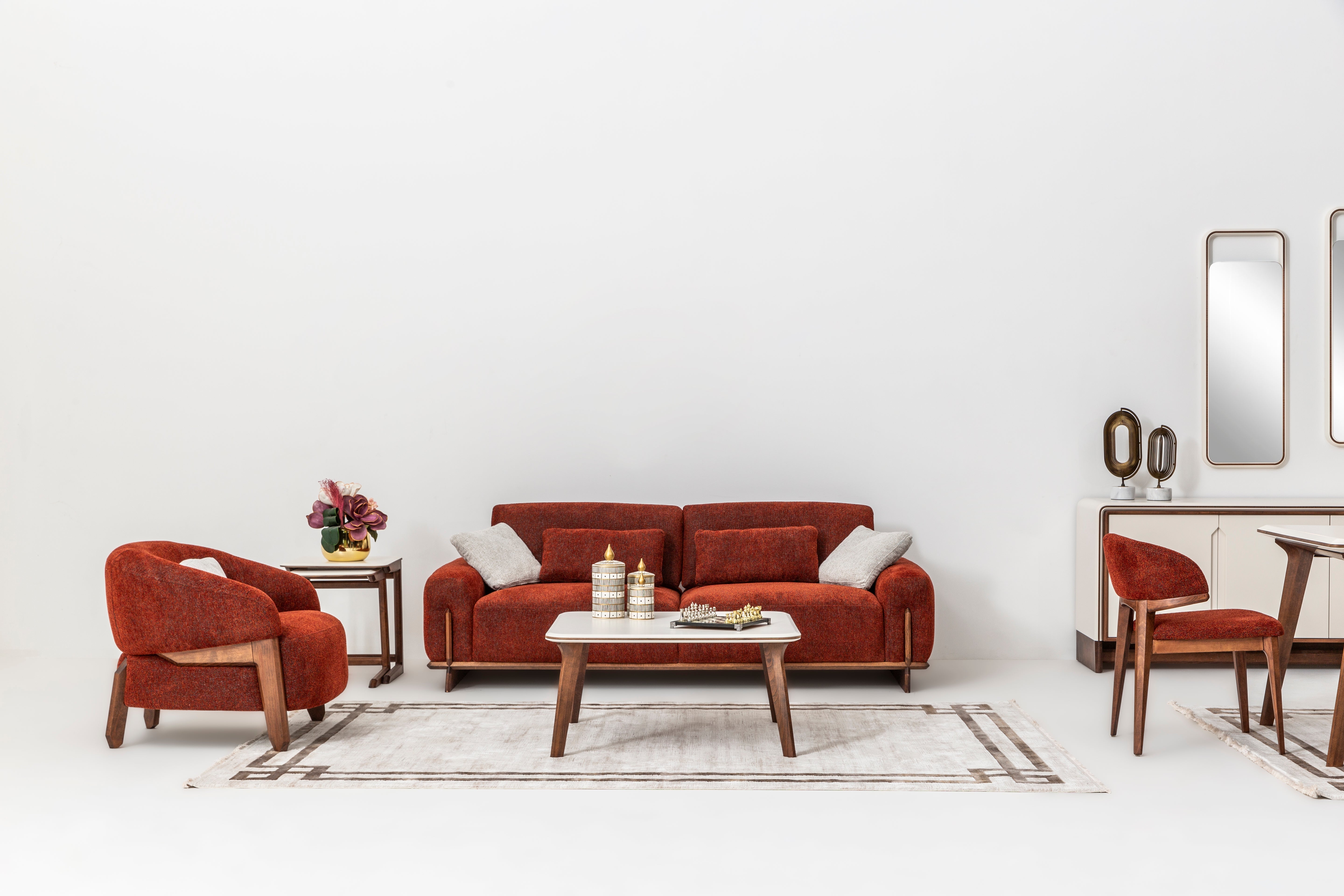 Cadillac 3-Seater Sofa by Netline Interiors