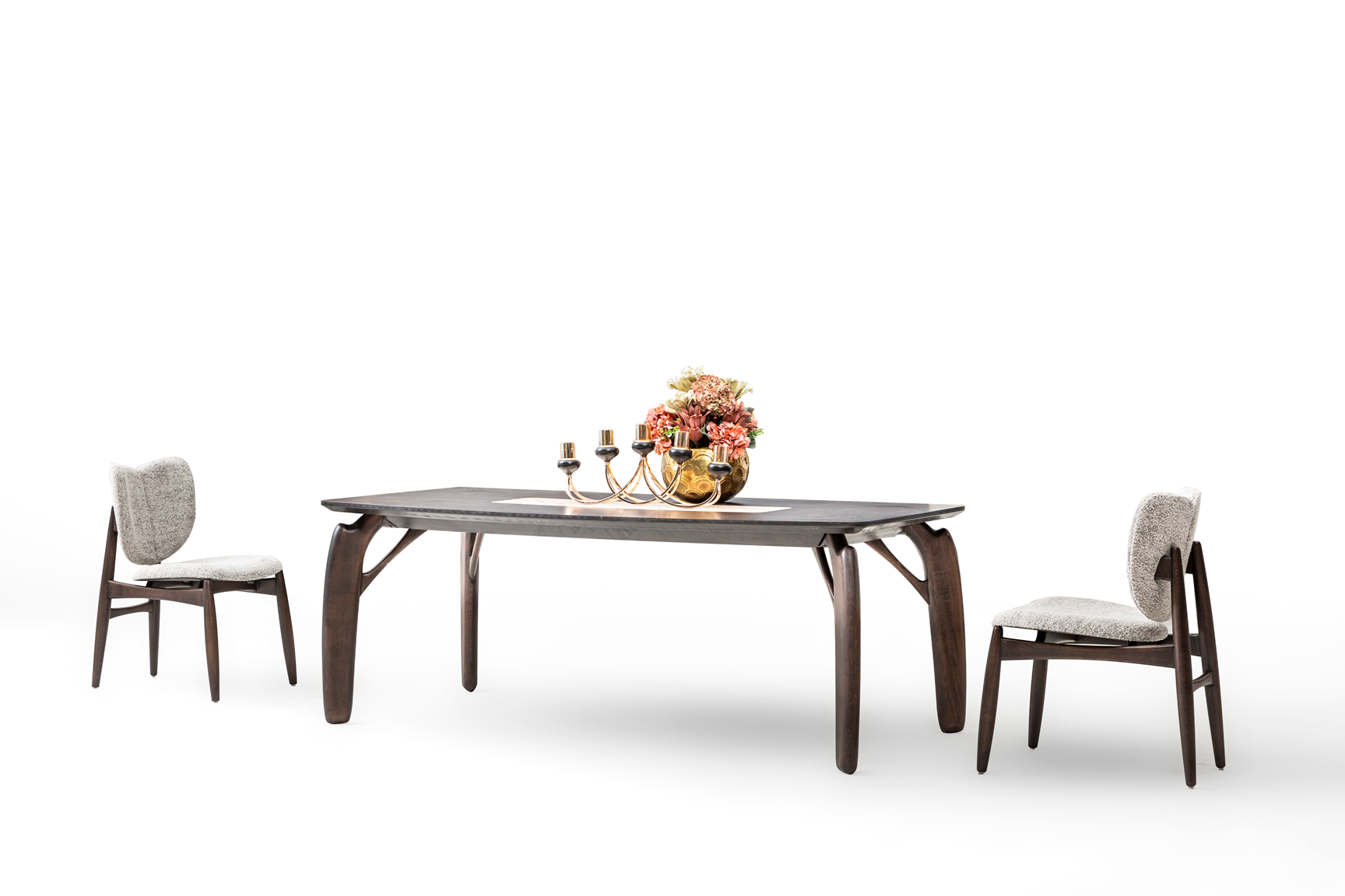 Modern Camaro dining room set by Netline Home Interior featuring a sleek dining table with matching chairs in contemporary style.