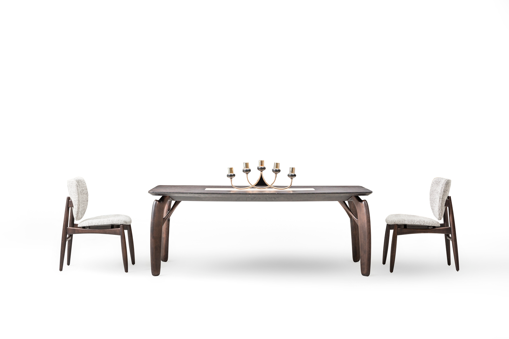 Modern Camaro dining room set by Netline Home Interior featuring a sleek dining table and matching chairs for stylish entertaining.