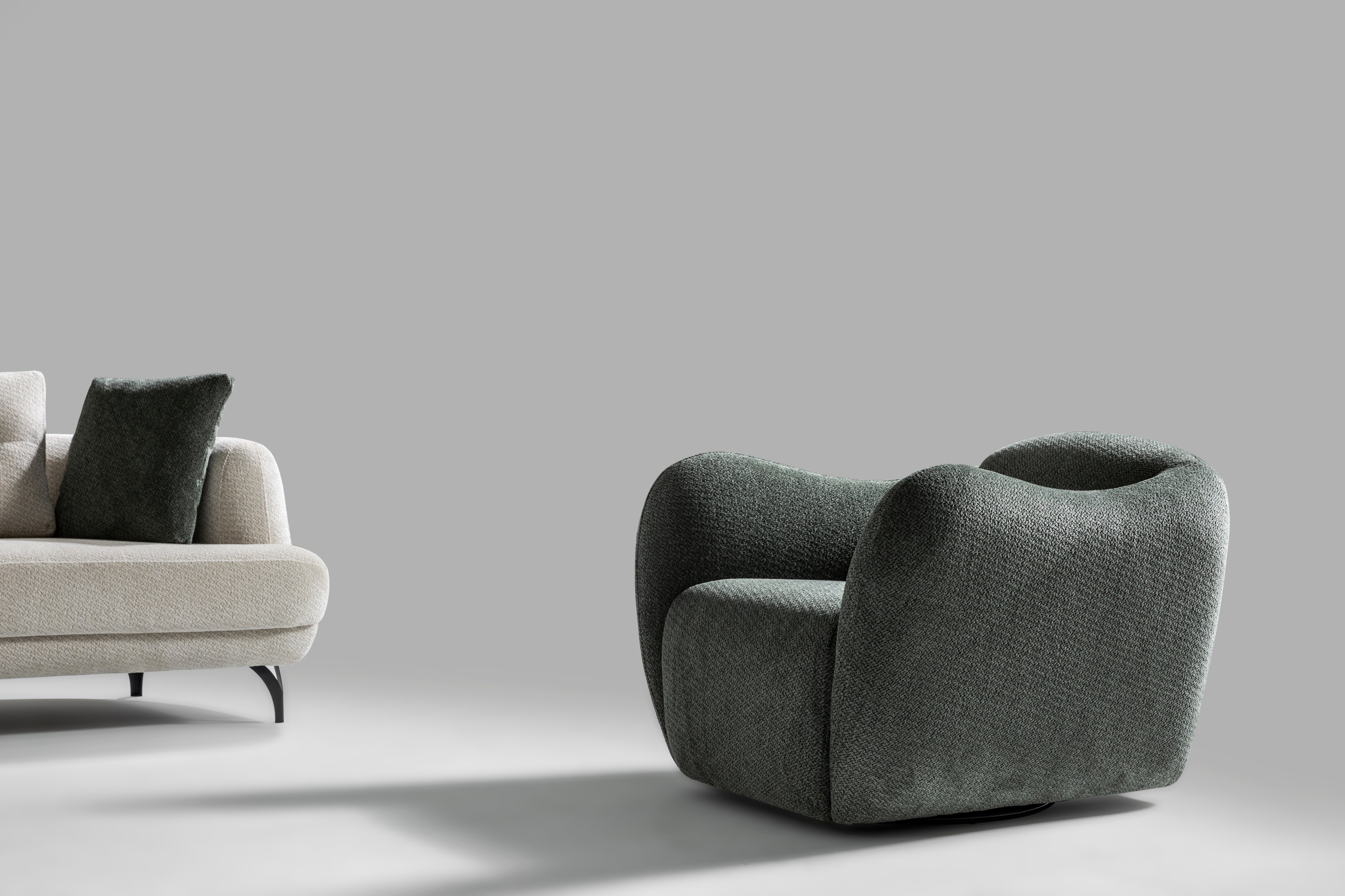 Netline Home Interior Oslo Corner Sofa showing plush cushions and spacious lounge design in a modern living room setting.