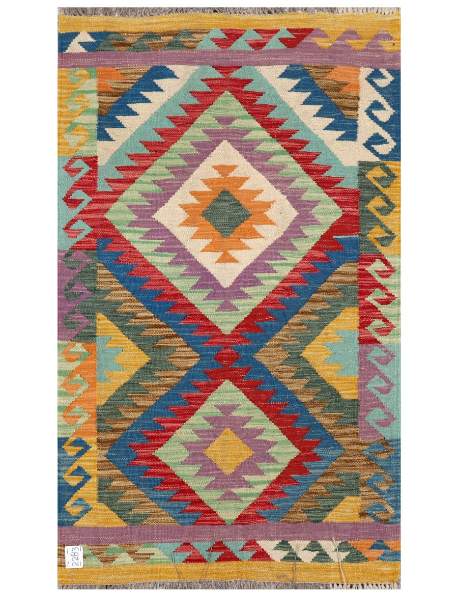 Maimana Afghanistan Kilim Rug - 149 x88 cm