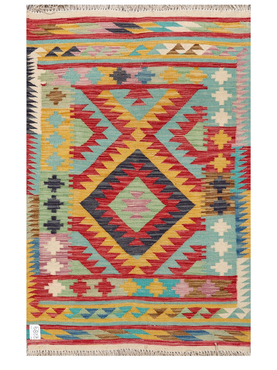 Maimana Afghanistan Kilim Rug - 150 x96 cm