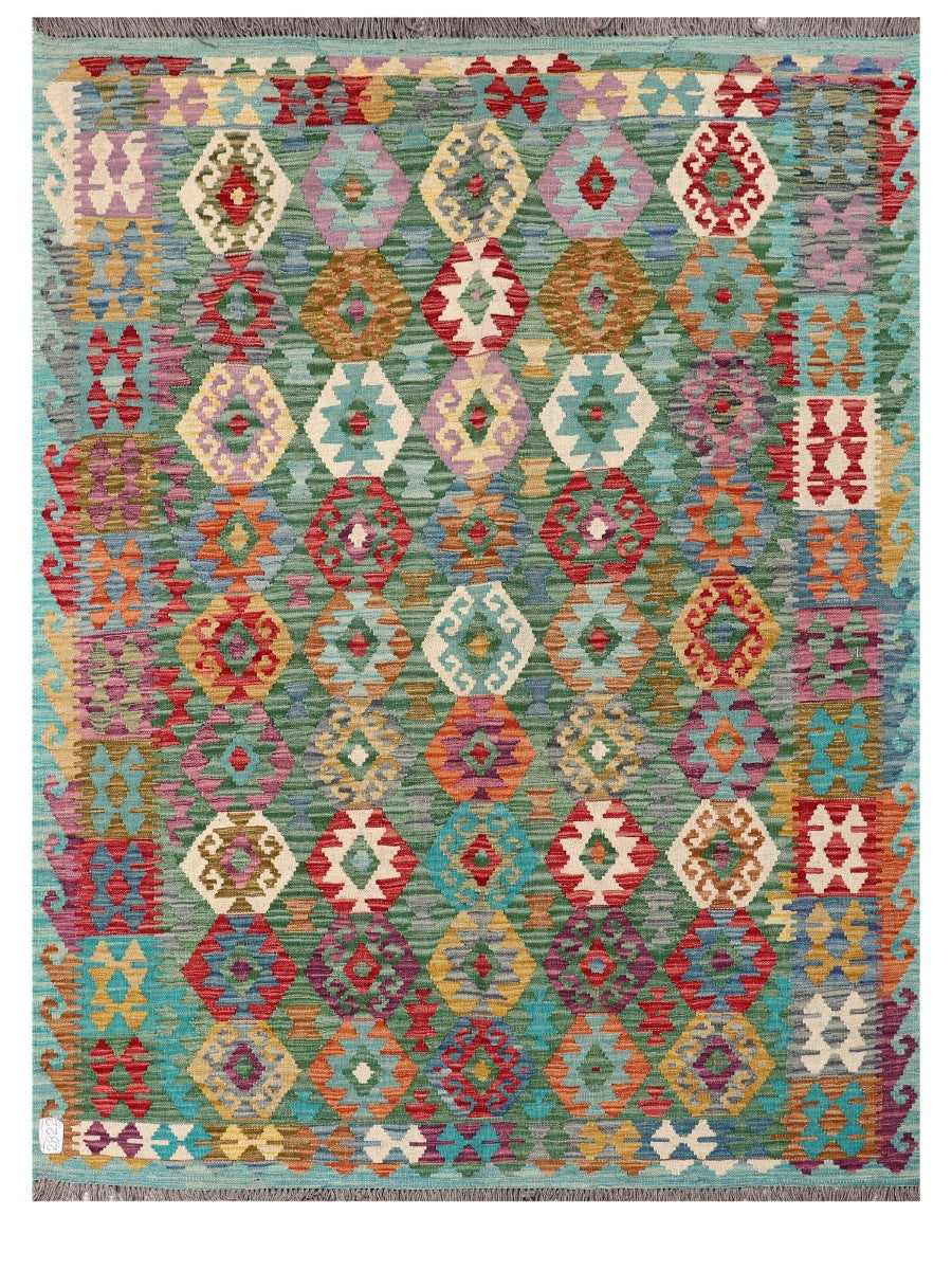 Maimana Afghanistan Kilim Rug - 201 x153 cm