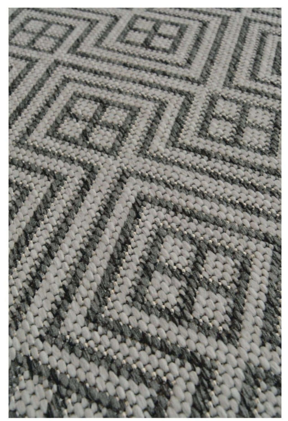County Geo Grey Indoor/Outdoor Rug – 11344A