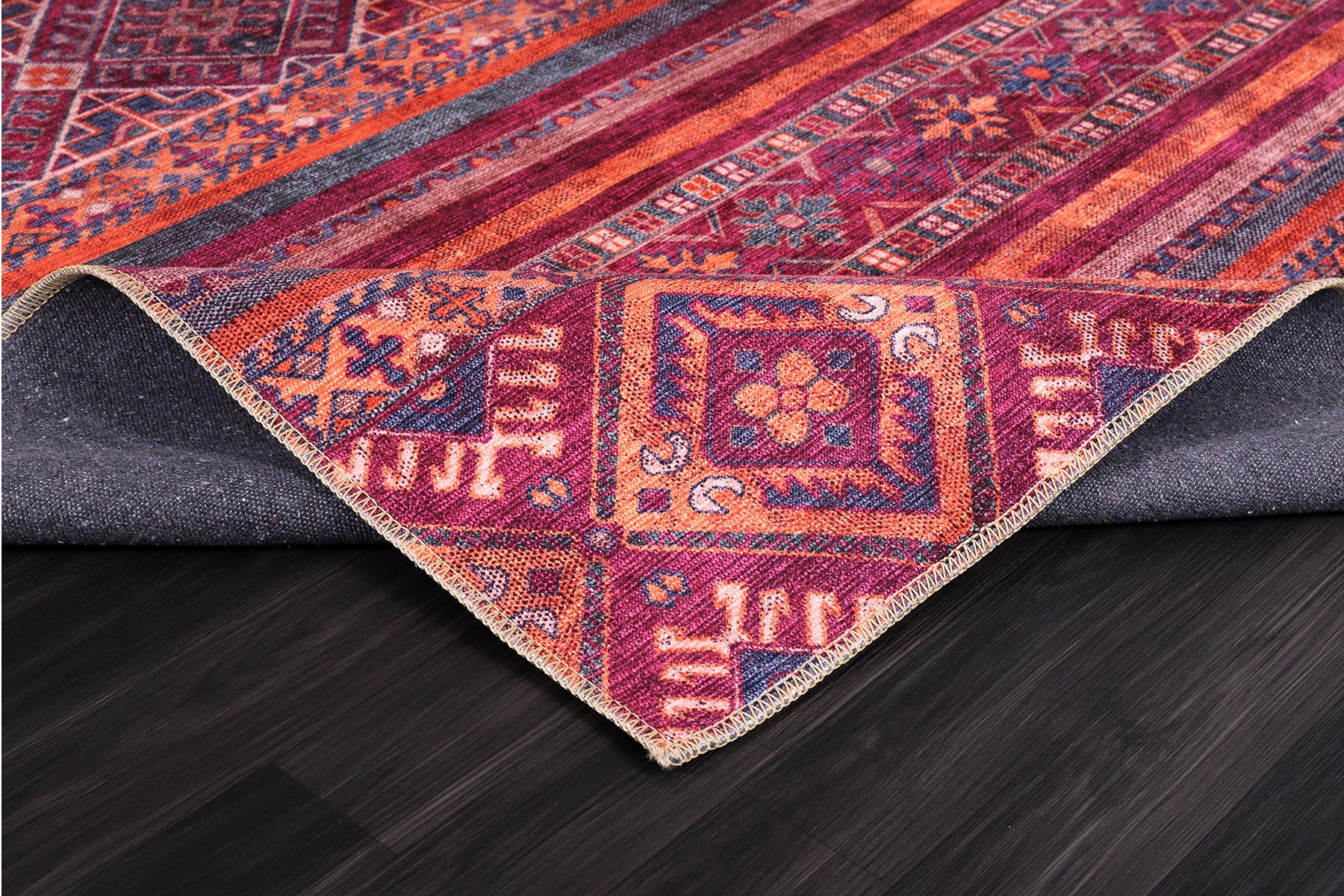 Netline Home Rugs Depot Tribal Multicolor Geometric Washable Rug Design 1322