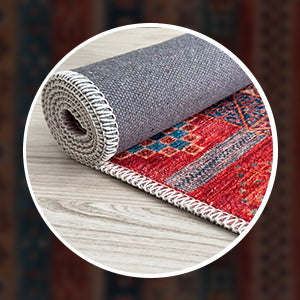 Netline Home Rugs Depot NH1316 – Machine Washable Caucasian Tribal Rug | Multicolor Striped Oriental Carpet for Living Room & Bedroom