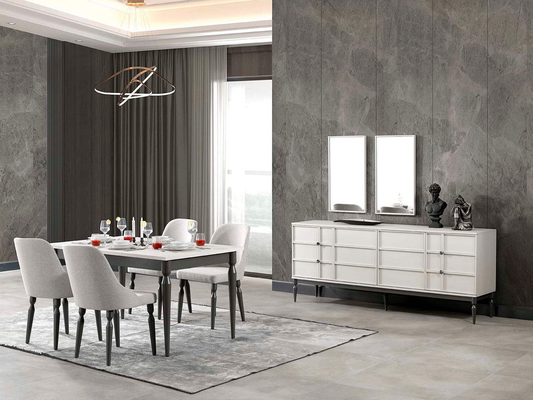 Lucas Dining Room by Netline Interiors