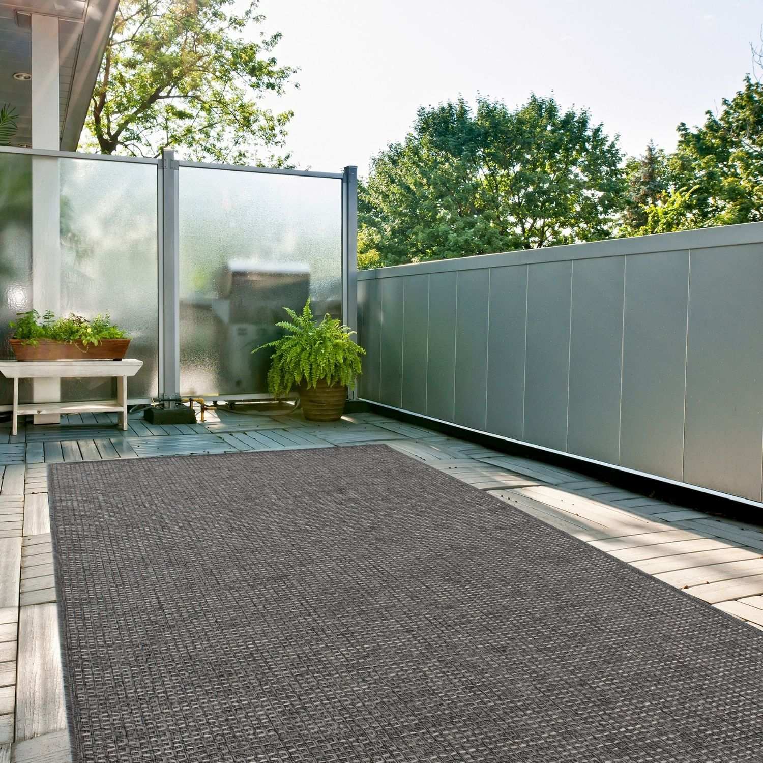 Magic Outdoor Rug Dark Grey | 3610DG