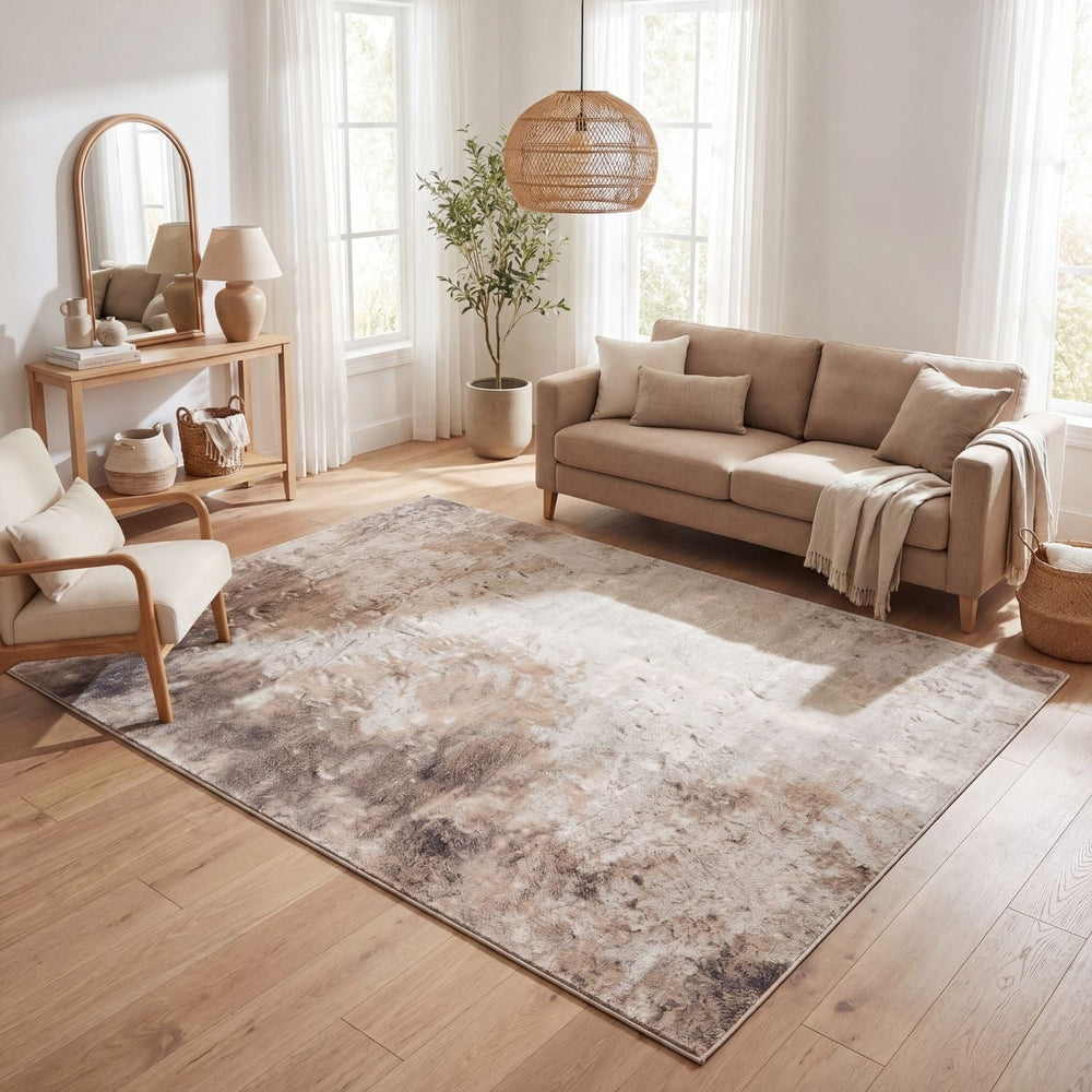 Montana Abstract Brown Rug