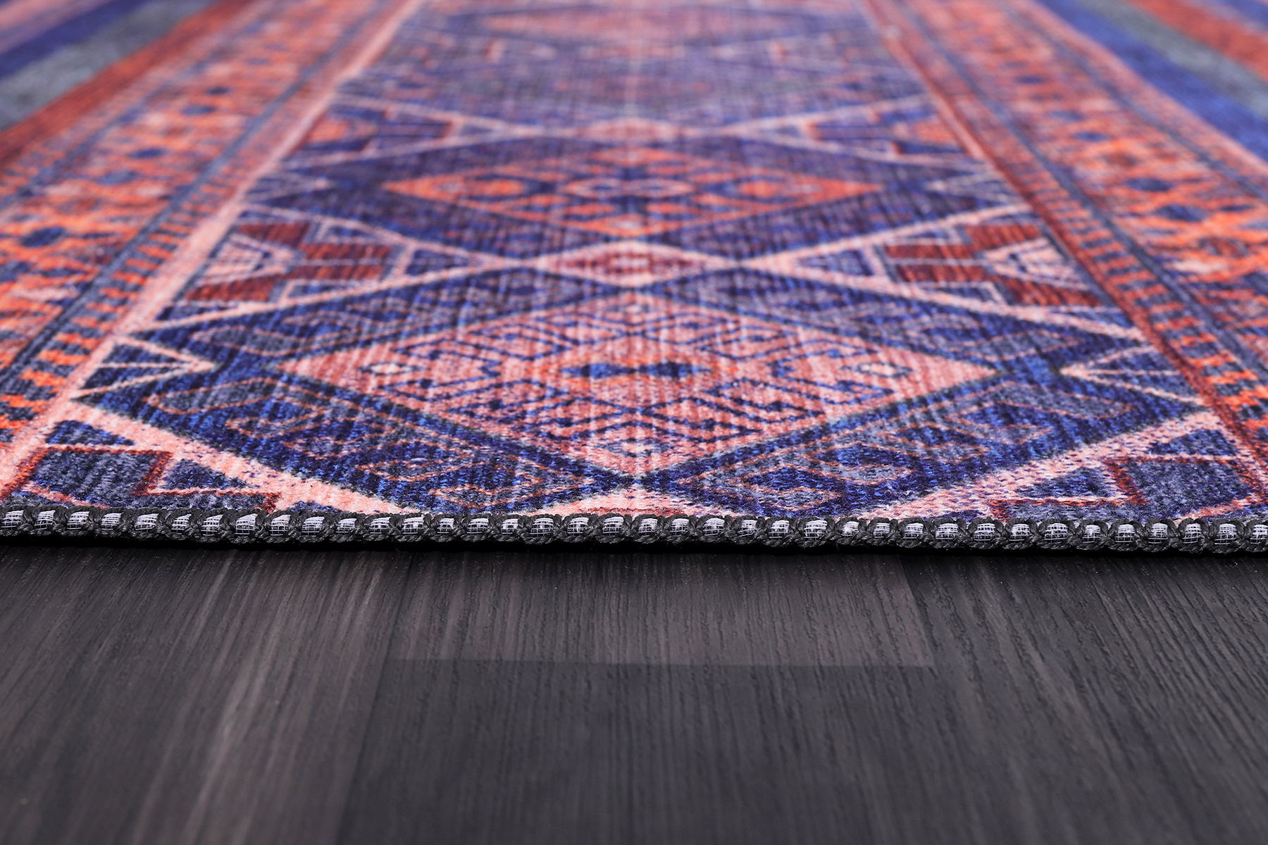 Netline Home Rugs Depot Modern Purple Floral Washable Rug Design 1322M