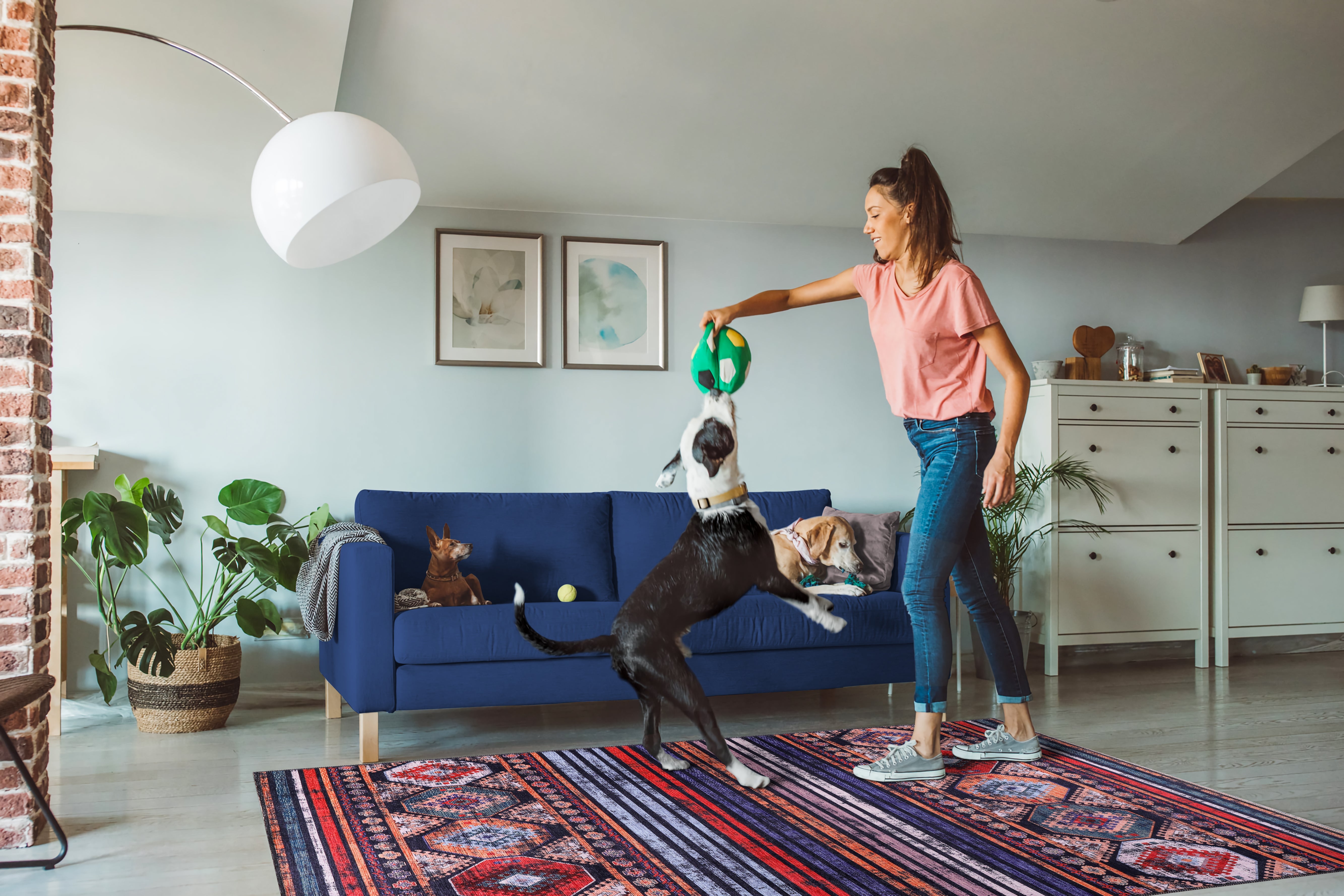 Netline Home Rugs Depot Geometric Black & White Patchwork Washable Rug Design 1336